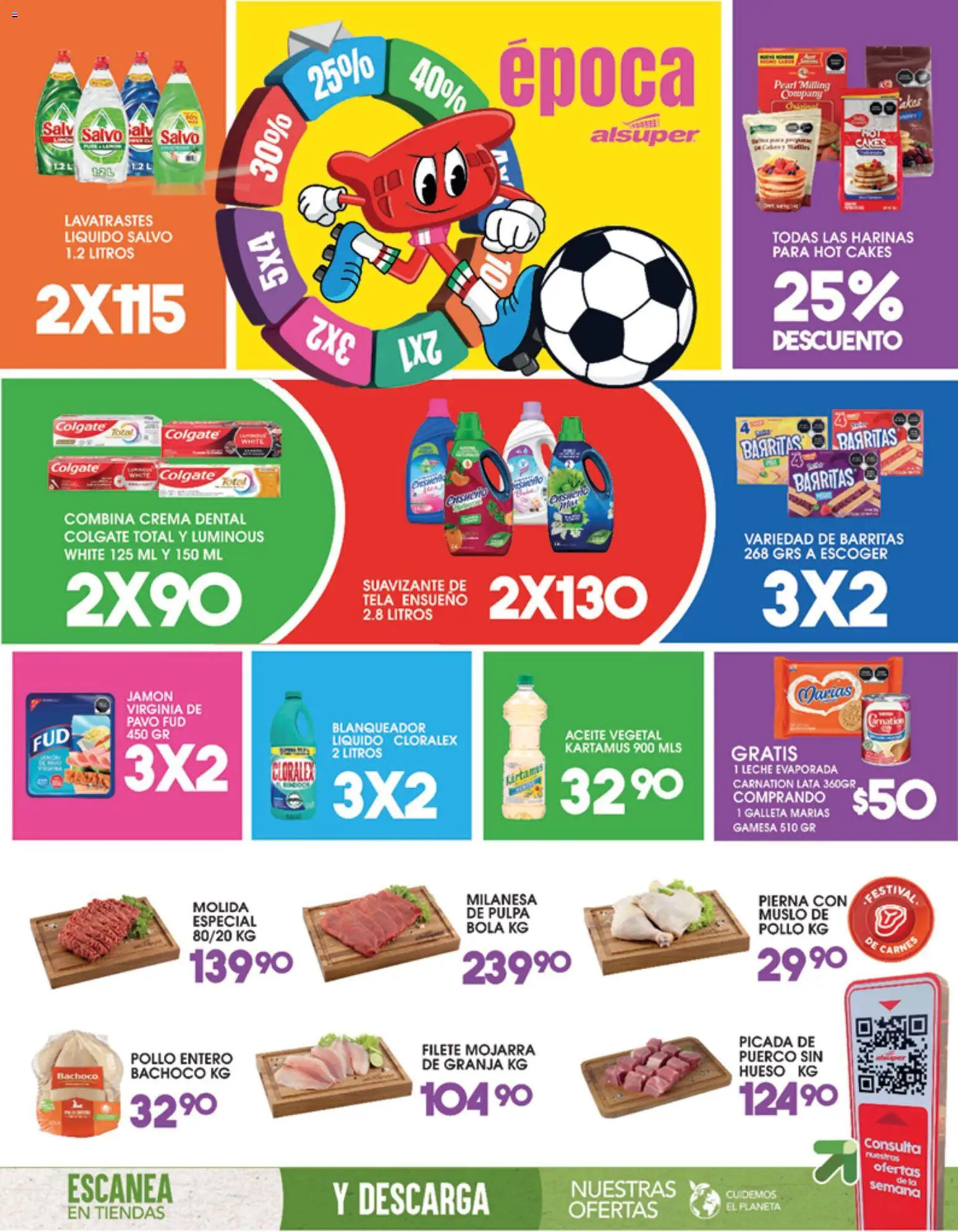 Nuevas ofertas de Alsuper válidas en toda la República Mexicana desde el 02.06.2026. ¡Encuentra las mejores ofertas en Alsuper folleto Laguna! | Página: 8