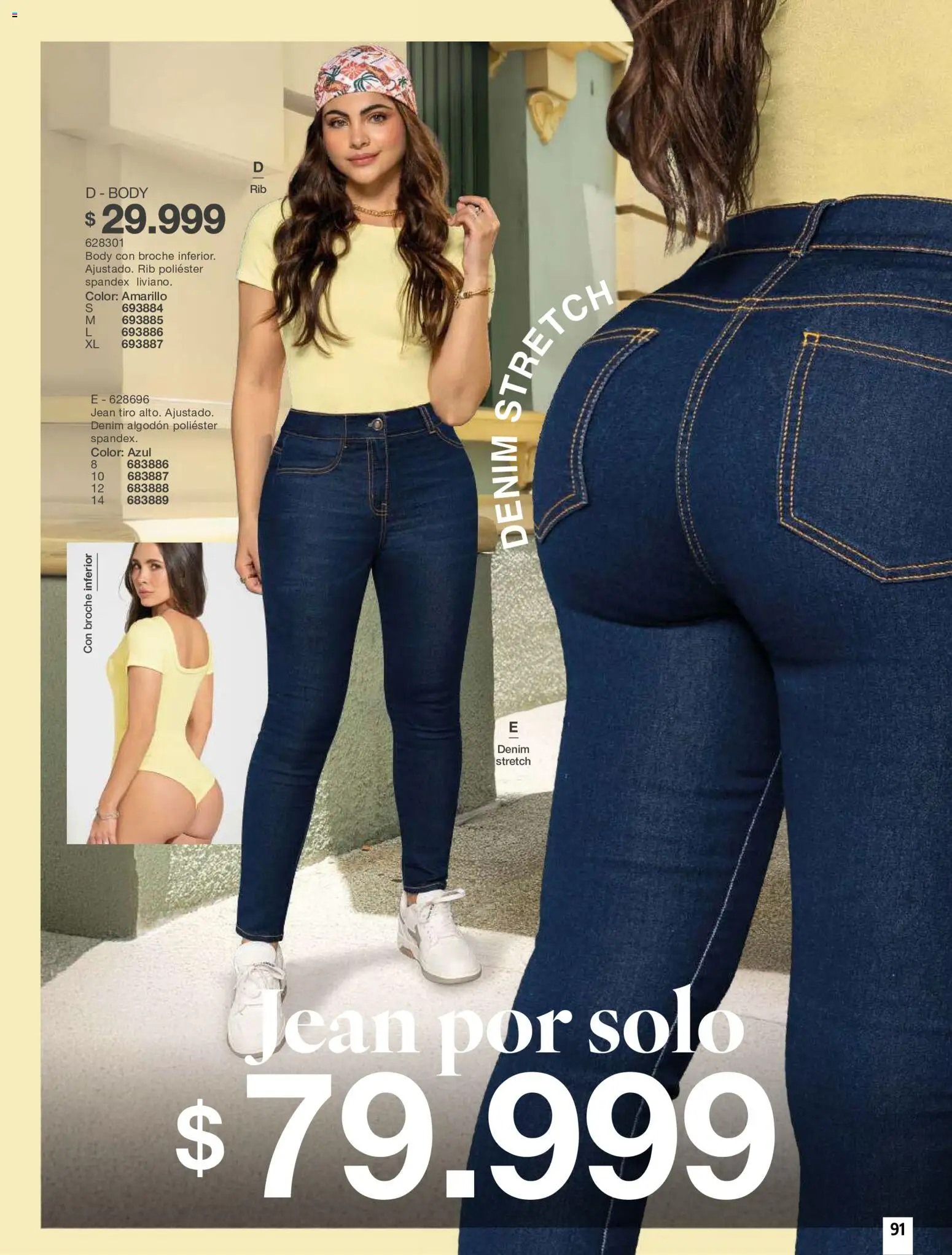 Carmel revista - valida desde el 01/10/2026 | Página: 91 | Productos: Algodón, Body, Jean