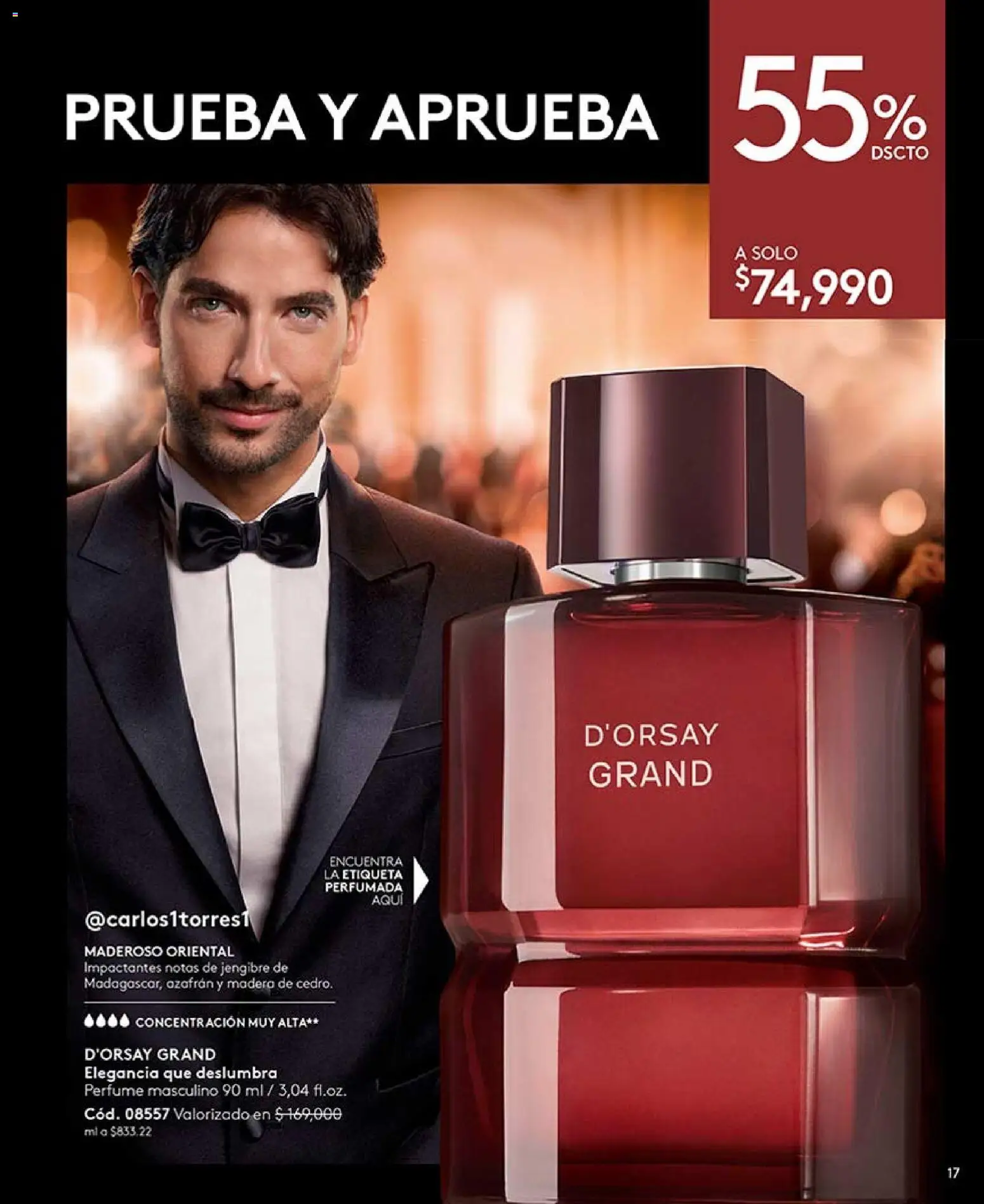 Ésika revista - valida desde el 17/07/2026 | Página: 17 | Productos: Perfume