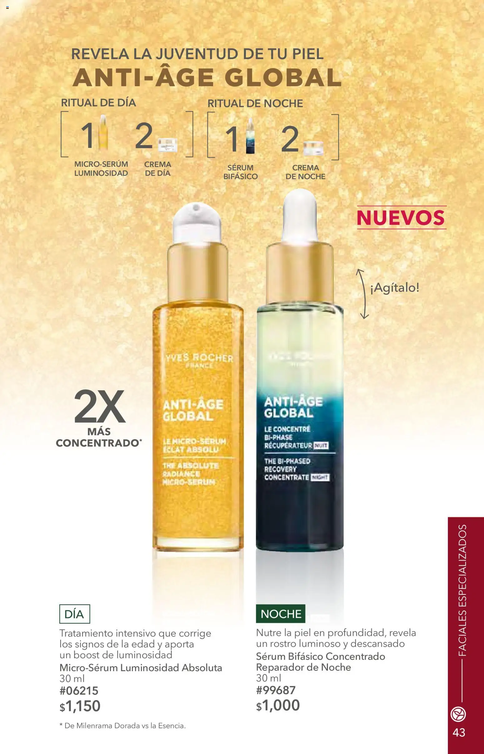 Nuevas ofertas de Yves Rocher válidas en toda la República Mexicana desde el 12.05.2026. ¡Encuentra las mejores ofertas en Yves Rocher campaña 7 2026! | Página: 43 | Productos: Serum, Crema