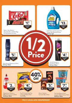 Preview of Foodworks catalogue NSW - valid from 09/09/2026 | Page: 3 | Products: Deodorant, Sauce, Sausage, Pies