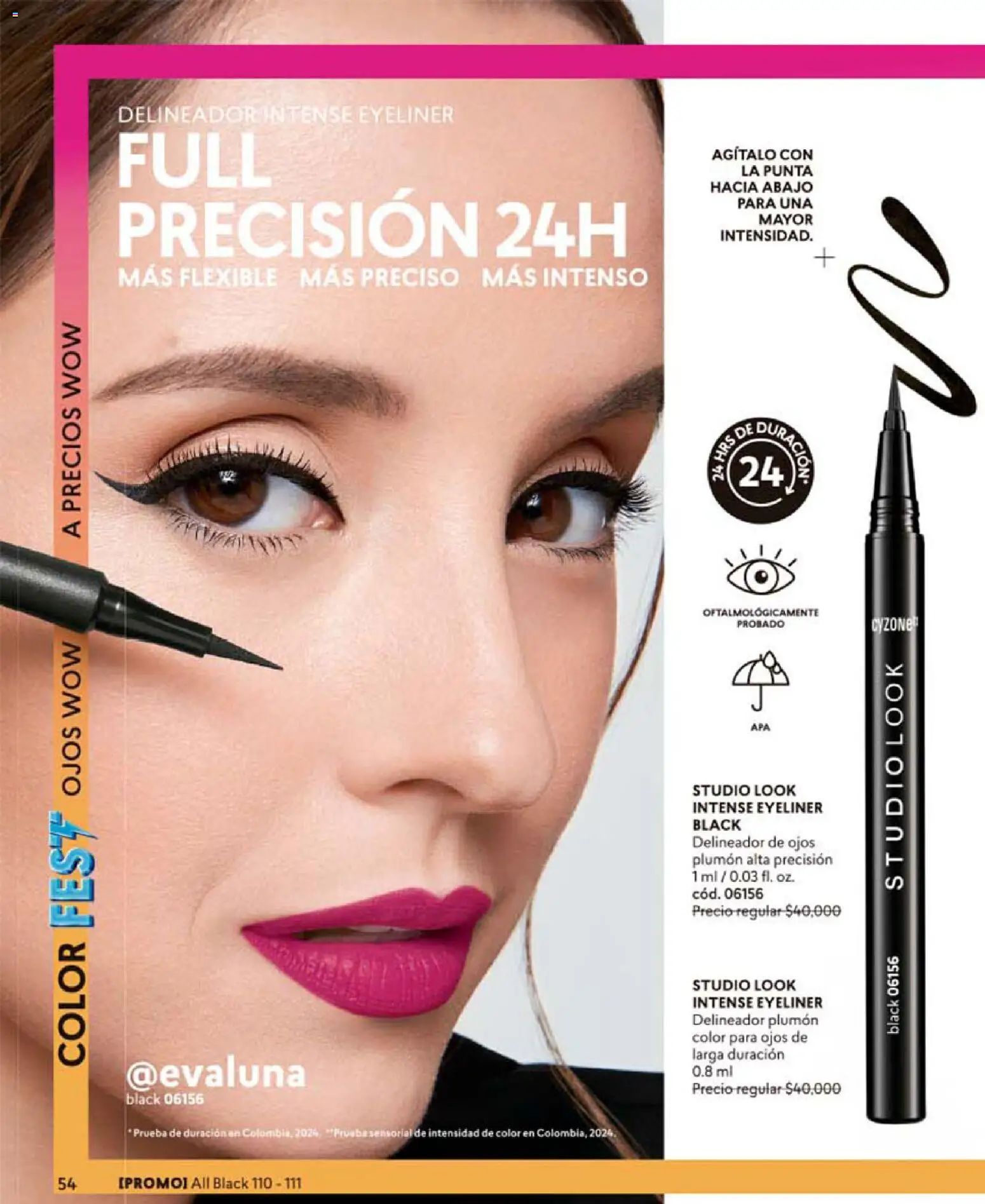CyZone revista - valida desde el 19.05.2026 | Página: 54 | Productos: Delineador de ojos, Delineador