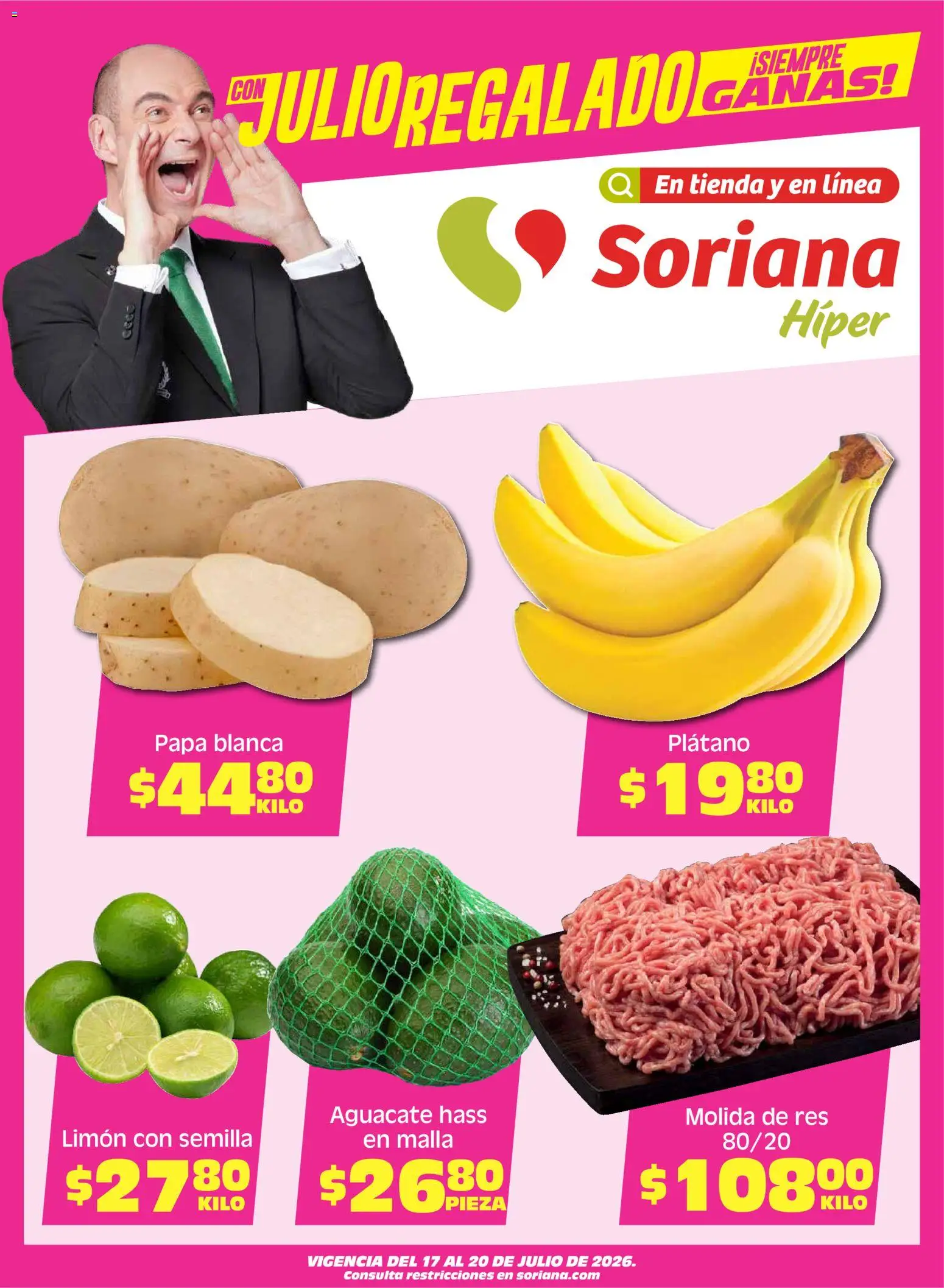 SORIANA ofertas hoy de 17/07/2026 catalogue cover