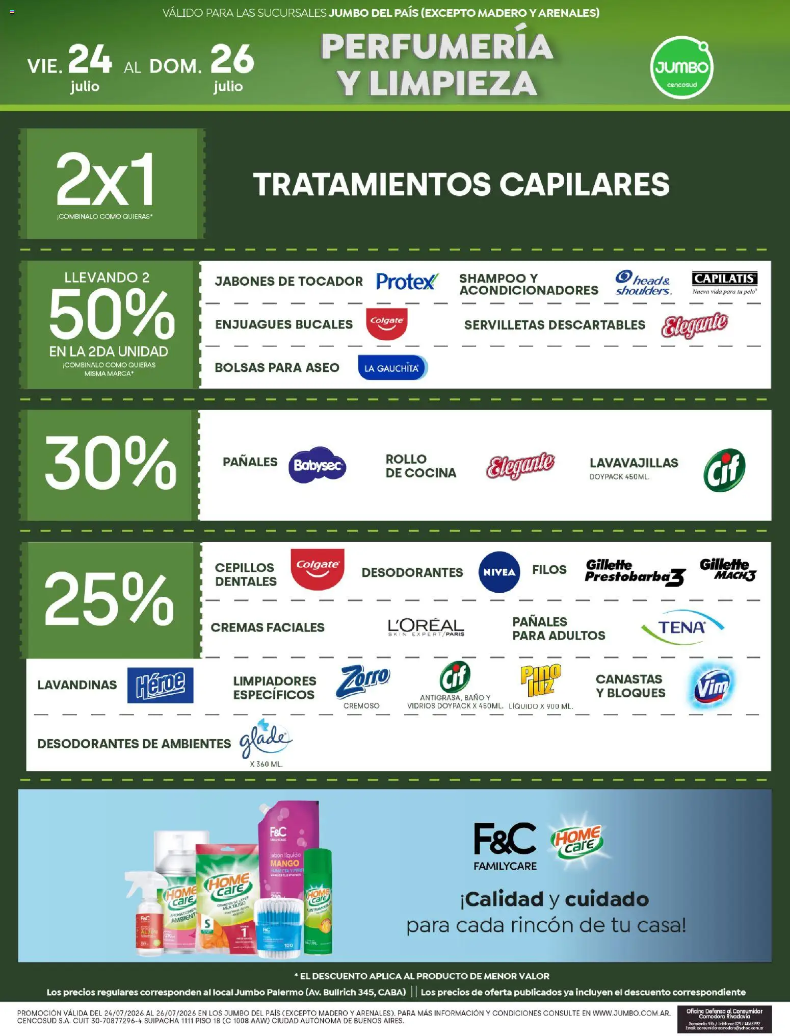 Jumbo - Ofertas | Rosario │ válido desde el 24/07/2026 | Página: 7 | Productos: Teléfono, Jabón líquido, Shampoo, Pañales