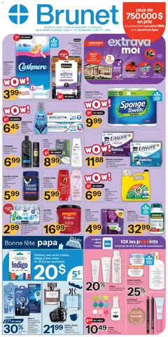 Preview of Brunet weekly flyer / circulaire from shop Brunet valid from 11.06.2026