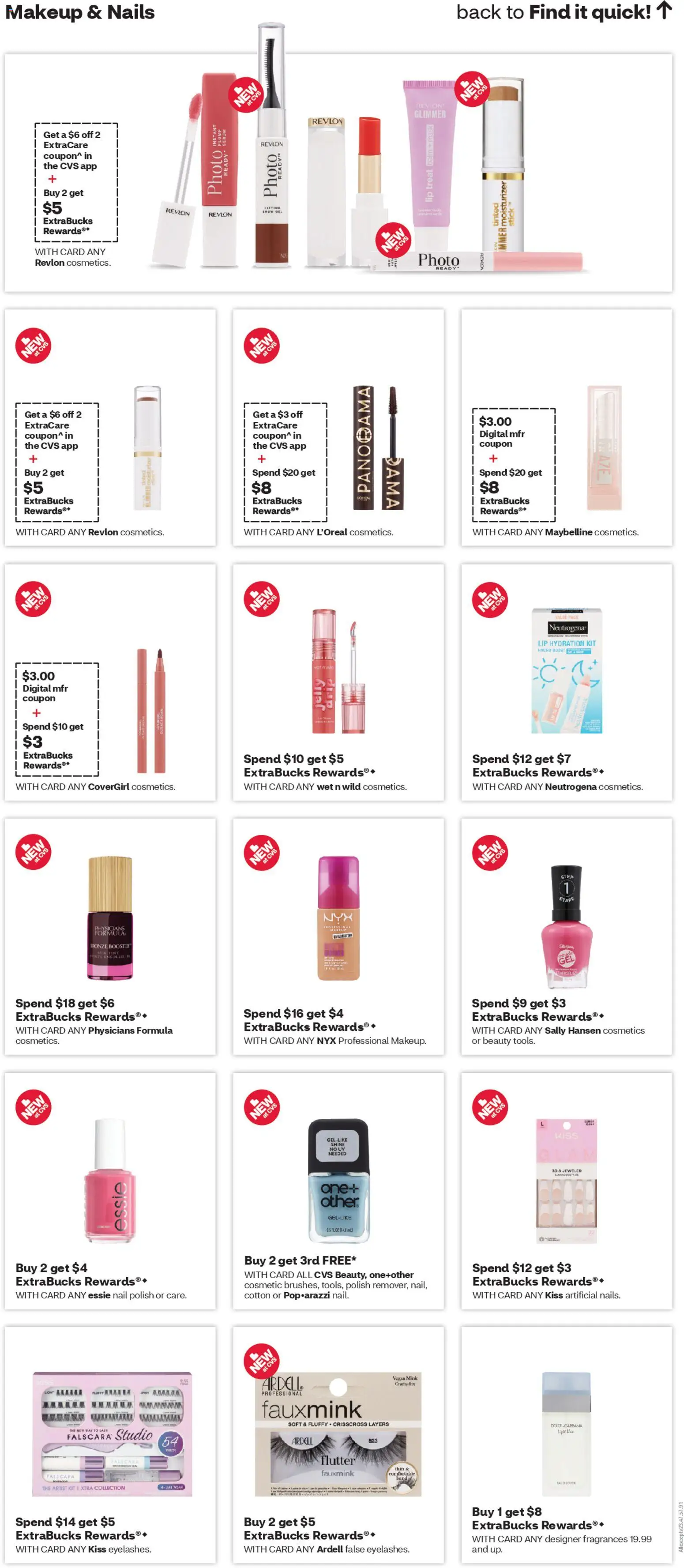 CVS Pharmacy Weekly Ad - OH - valid from 19.04.2026 | Page: 12 | Products: Nail, Nail polish, Mask