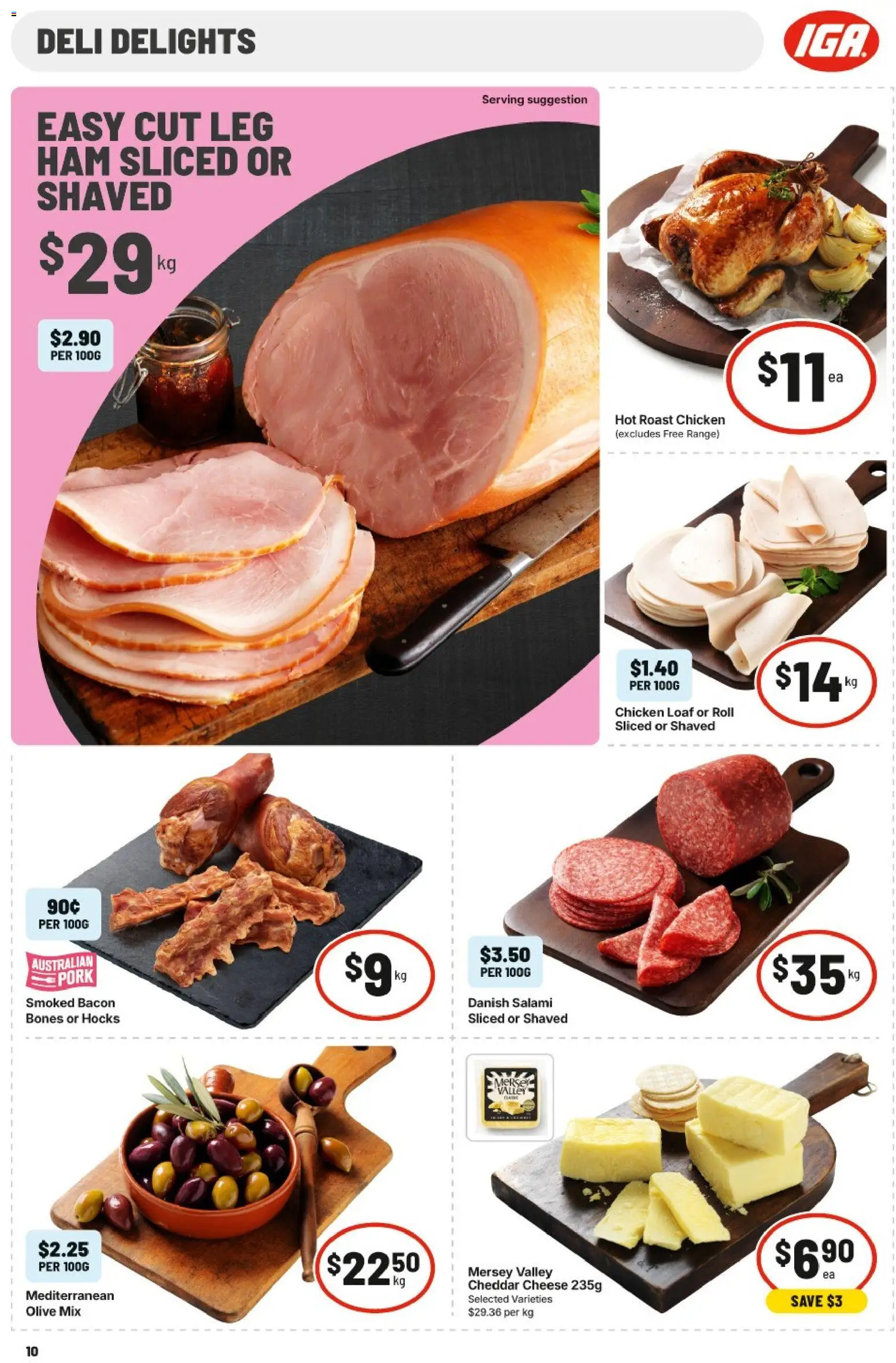 IGA catalogue - valid from 15/07/2026 | Page: 11 | Products: Cheese, Salami, Ham, Pork