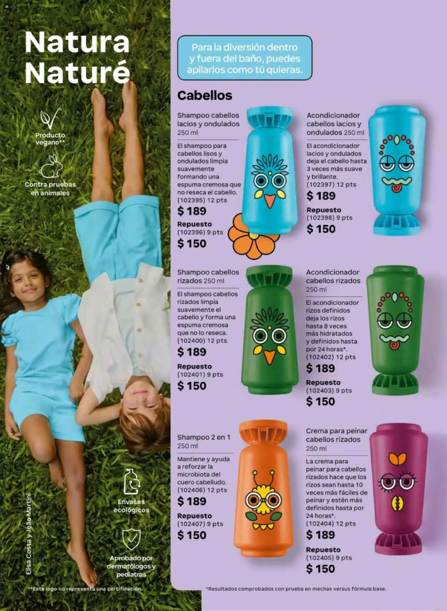 Nuevas ofertas de Natura válidas en toda la República Mexicana desde el 20/02/2026. ¡Encuentra las mejores ofertas en Natura campaña 4 2026! | Página: 143 | Productos: Crema, Espuma, Shampoo, Acondicionador