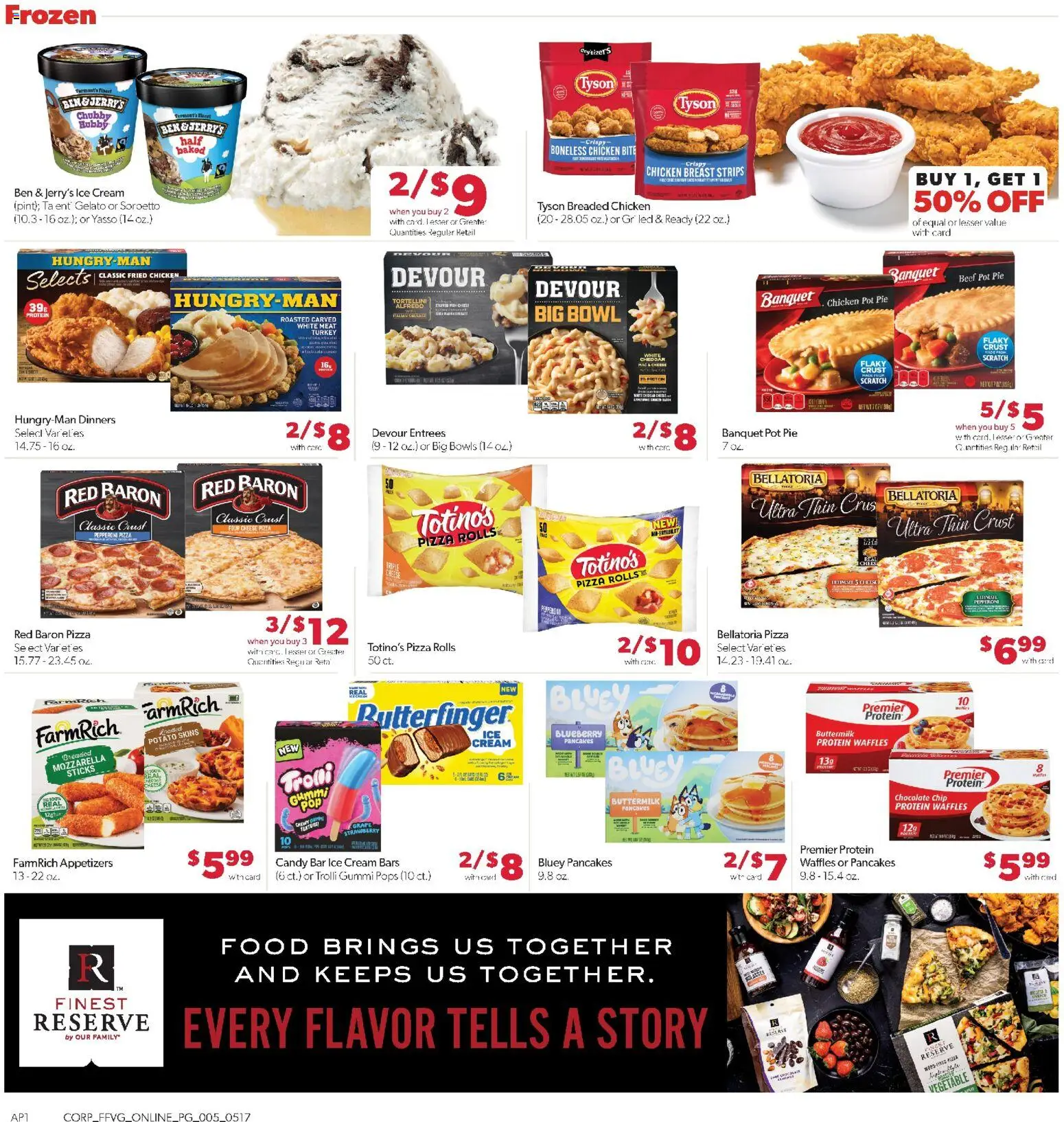 Family Fare Weekly Ad - MI - valid from 17.05.2026 | Page: 13 | Products: Pizza, Cream, Ice cream, Chocolate Chip