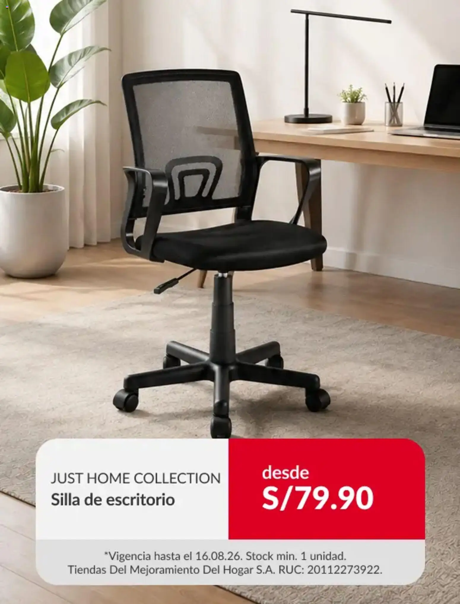 Catálogo Sodimac válido desde 10/08/2026 | Página: 8 | Productos: Silla