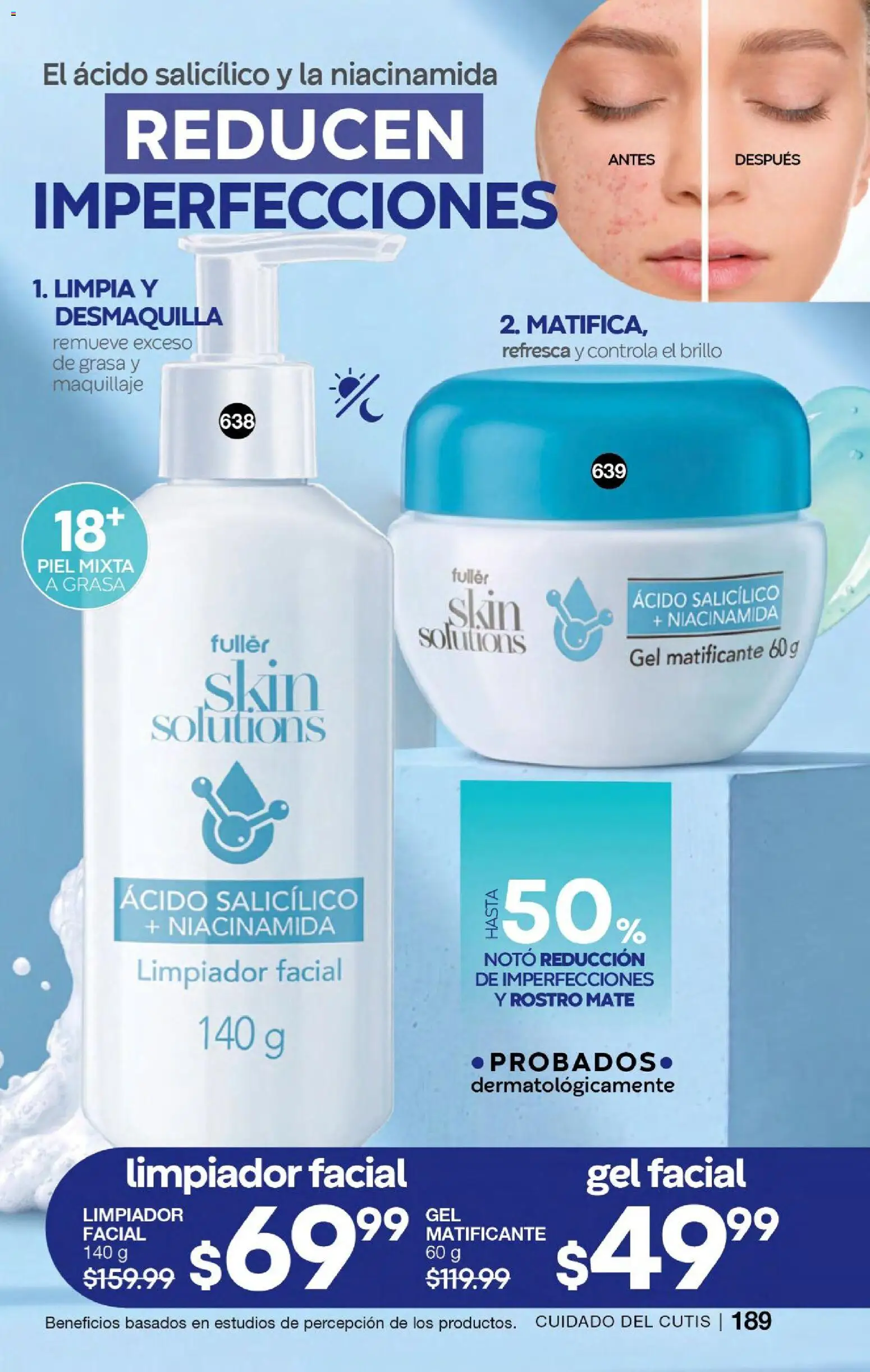 Nuevas ofertas de Fuller válidas en toda la República Mexicana desde el 24.06.2026. ¡Encuentra las mejores ofertas en Fuller campaña 6 2026! | Página: 162 | Productos: Limpiador, Limpiador facial, Mate, Maquillaje