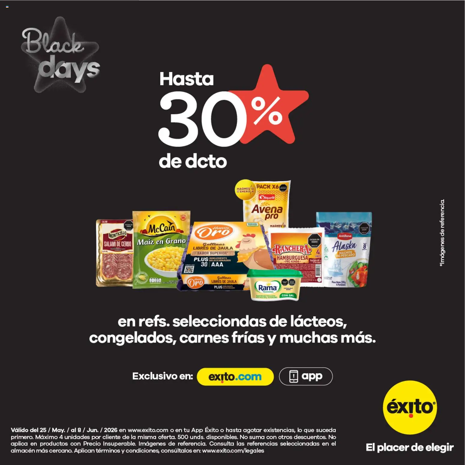 Éxito revista - valida desde el 25.05.2026 | Página: 2 | Productos: Pescado, Sal, Maiz, Salami