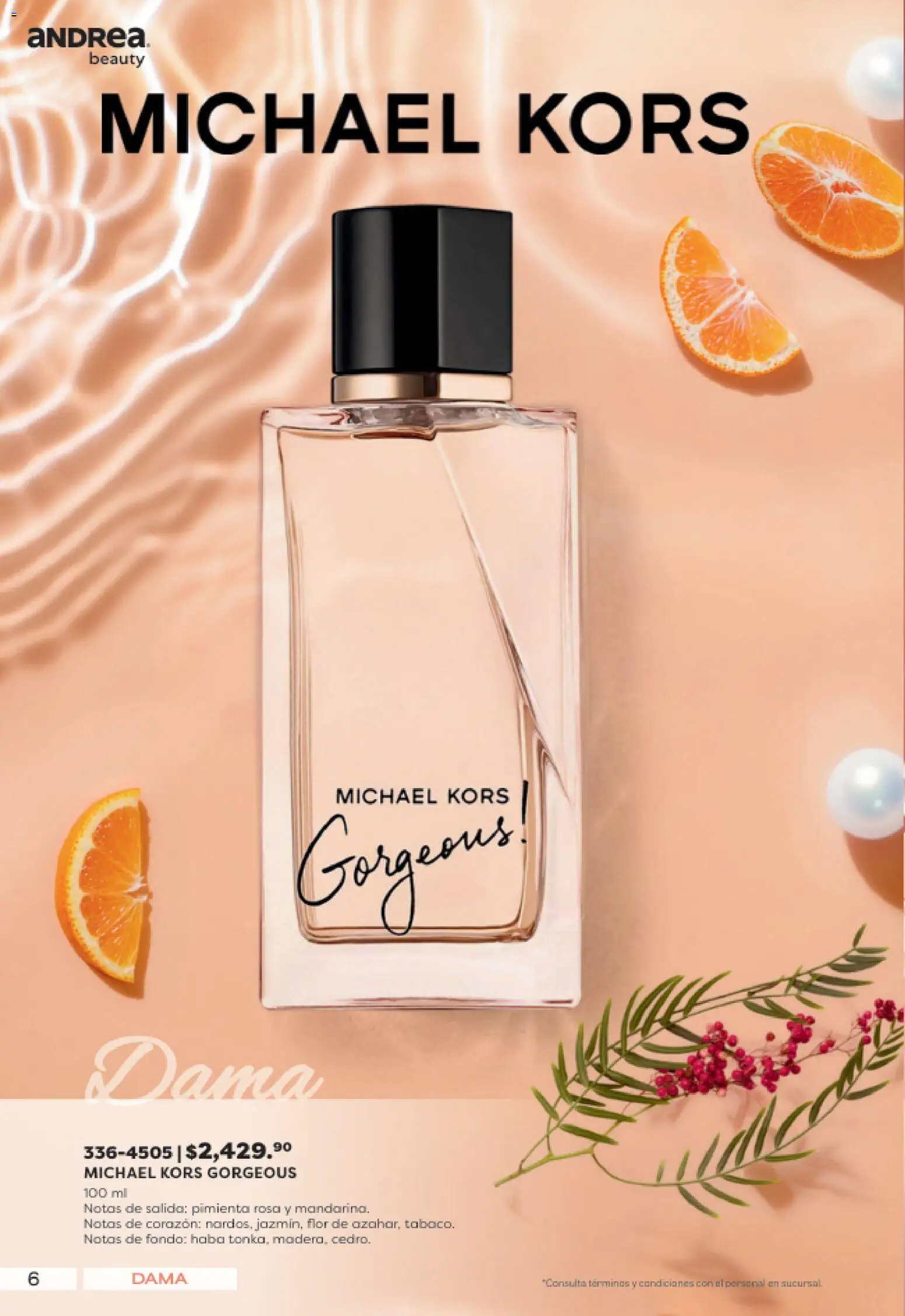 Nuevas ofertas de Andrea válidas en toda la República Mexicana desde el 19/07/2026. ¡Encuentra las mejores ofertas en Andrea catálogo Lo mejor en fragancias! | Página: 6 | Productos: Pimienta