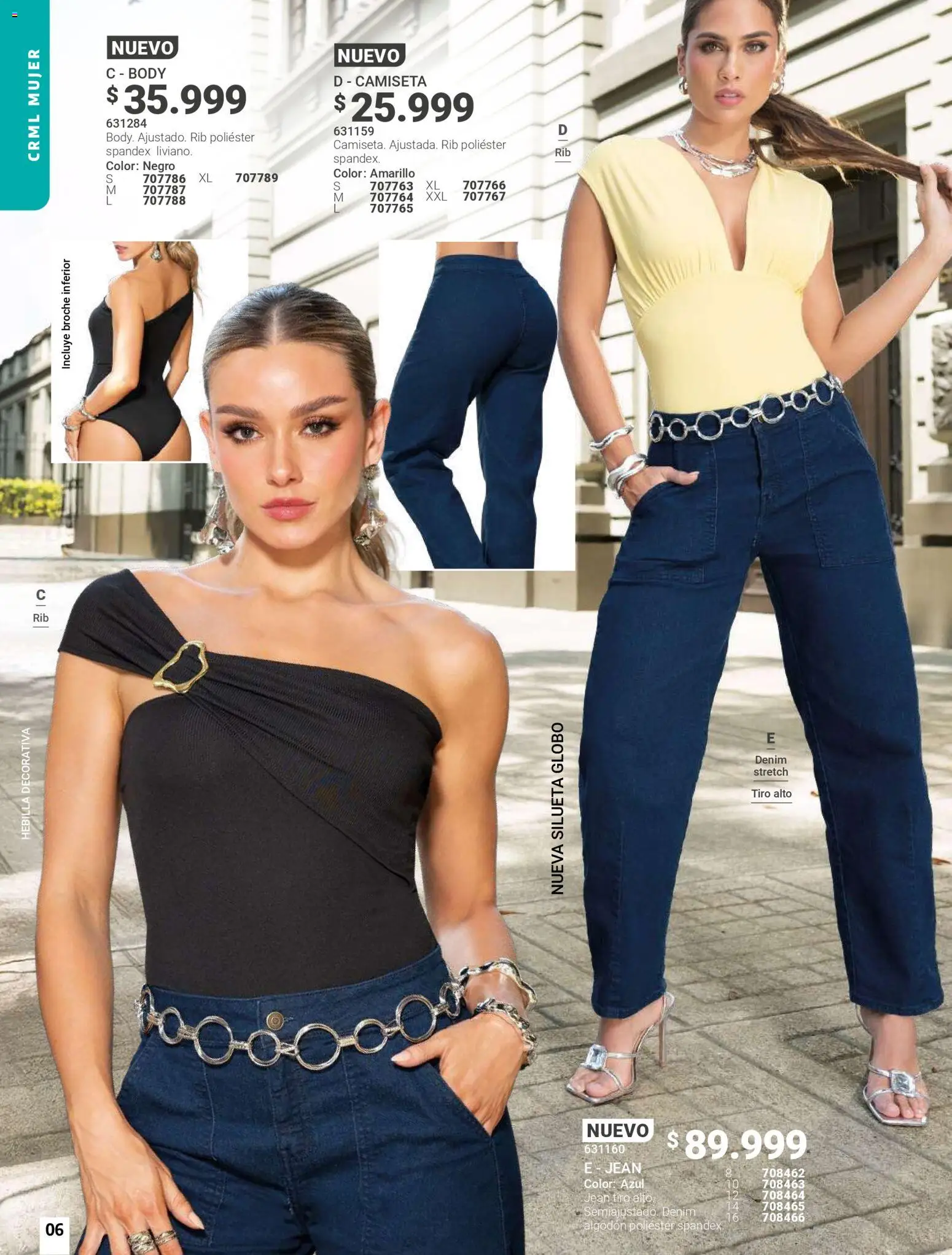 Carmel revista - valida desde el 01.06.2026 | Página: 6 | Productos: Algodón, Hebilla, Body, Jean
