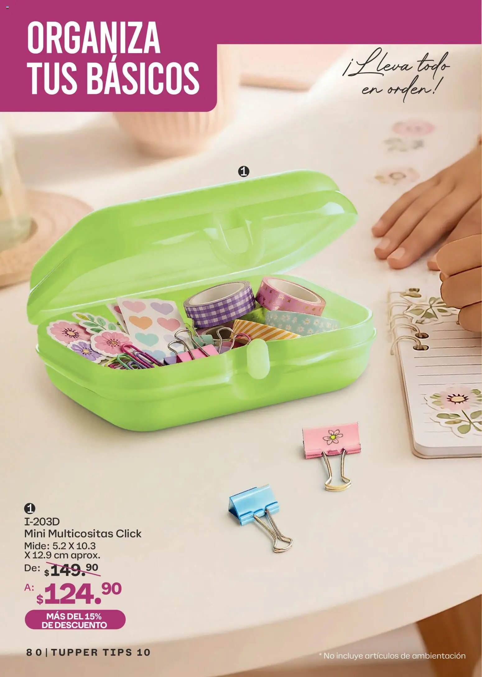 Nuevas ofertas de Tupperware válidas en toda la República Mexicana desde el 07/09/2026. ¡Encuentra las mejores ofertas en Tupperware catálogo! | Página: 80 | Productos: Tupper
