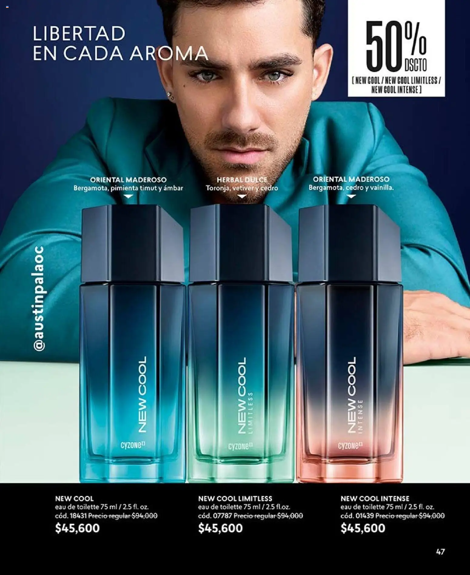 CyZone revista - valida desde el 07/09/2026 | Página: 47 | Productos: Pimienta, Eau de toilette