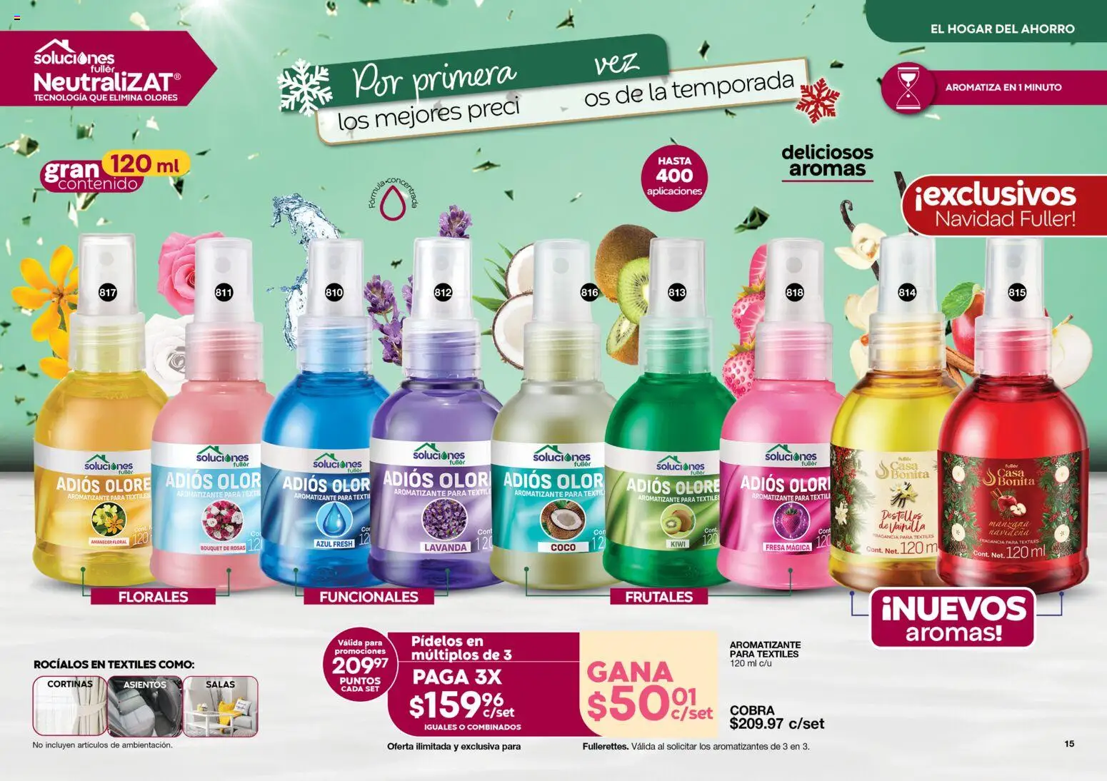 Nuevas ofertas de Fuller válidas en toda la República Mexicana desde el 28/10/2026. ¡Encuentra las mejores ofertas en Fuller Gana Más 15 2026! | Página: 9