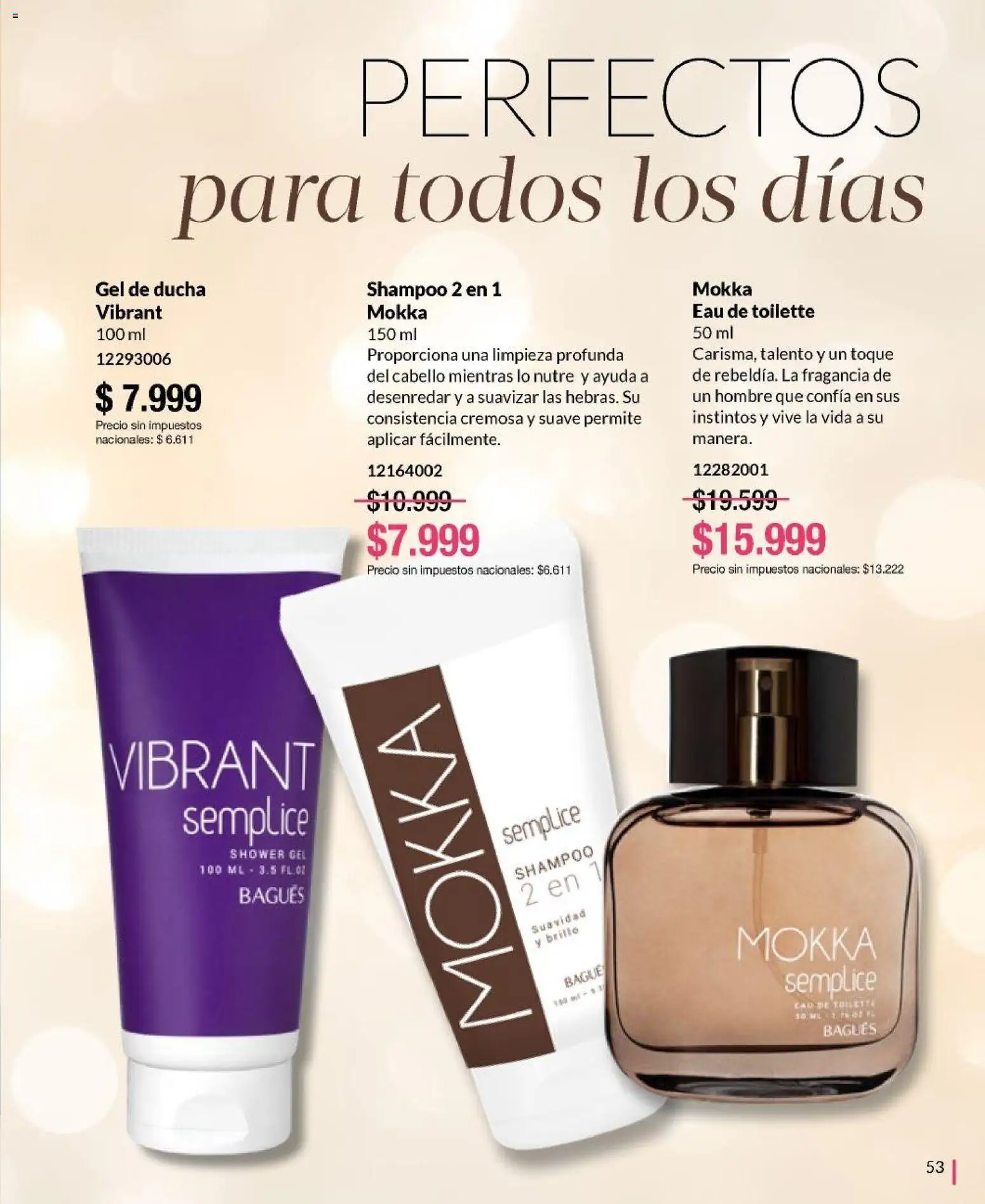 Bagués - Catálogo │ válido desde el 01.06.2026 | Página: 53 | Productos: Fragancia, Eau de toilette, Shampoo, Brillo