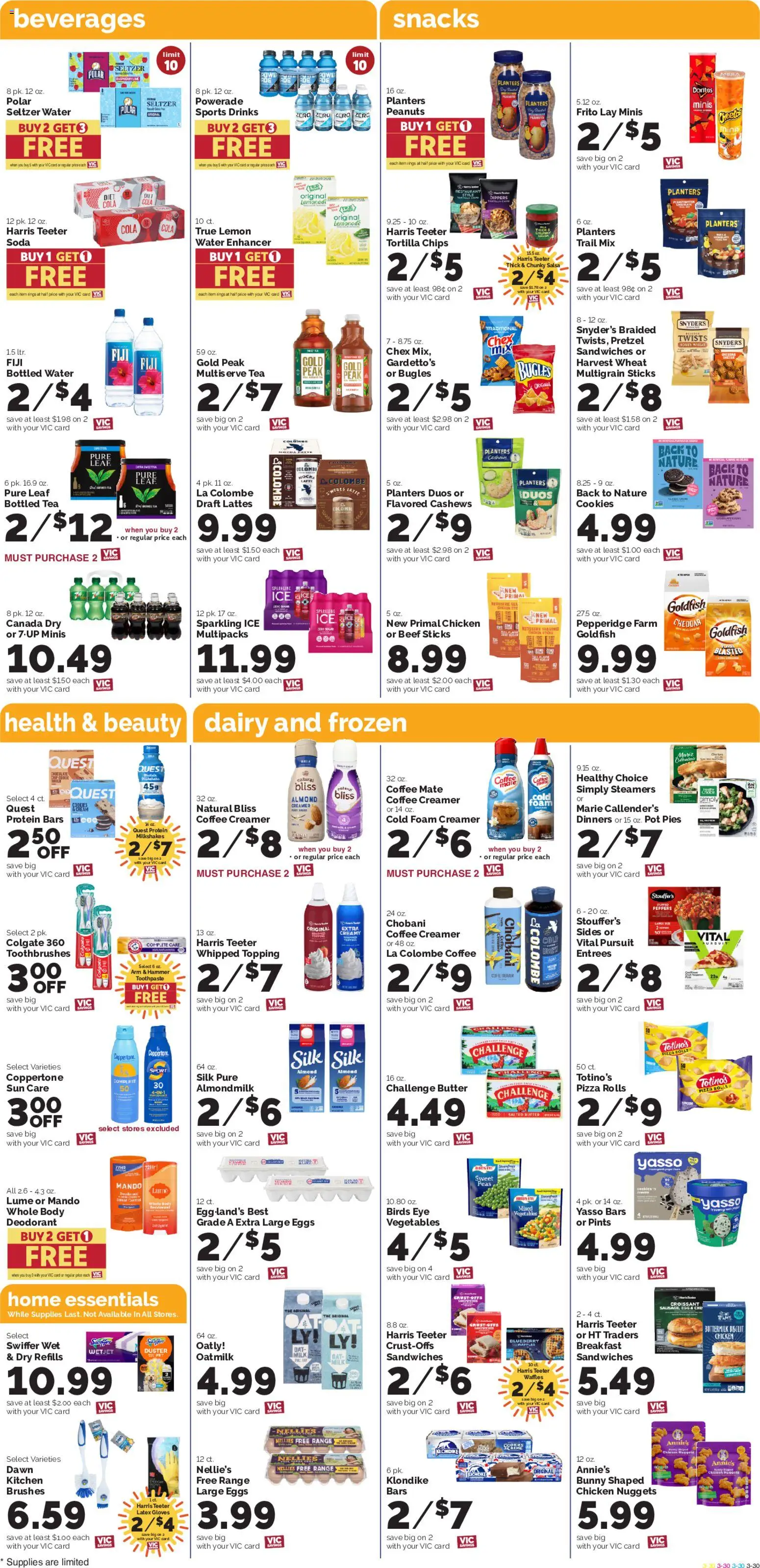 Harris Teeter Weekly Ad - valid from 06/24/2026 | Page: 6 | Products: Beef, Chips, Vegetables, Gloves