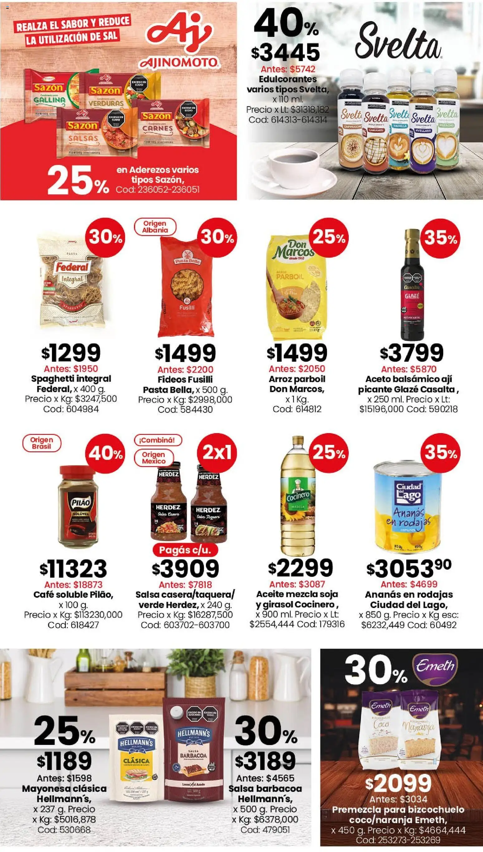 Coto - Almacén y bebidas │ válido desde el 11.05.2026 | Página: 2 | Productos: Aceto, Café, Arroz, Aji