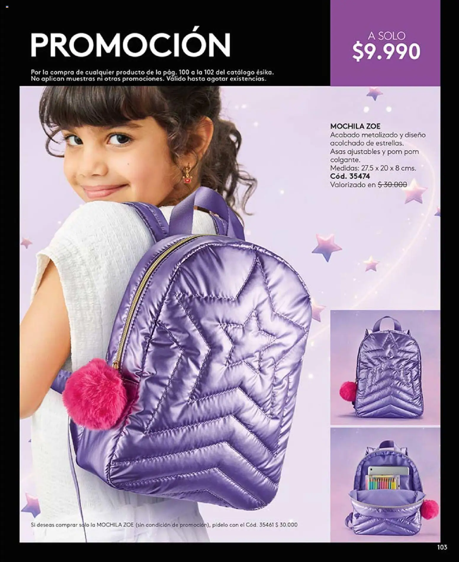 Catálogo Ésika Campaña 6 │ válido desde el 01.04.2026 | Página: 103 | Productos: Acolchado, Mochila