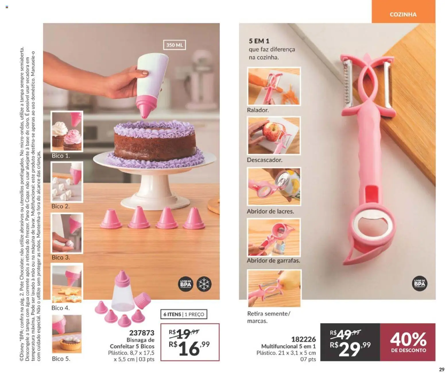 Avon Folheto - válido de 19/07/2026 | Página: 33 | Produtos: Abridor, Alvejante, Multifuncional, Copa