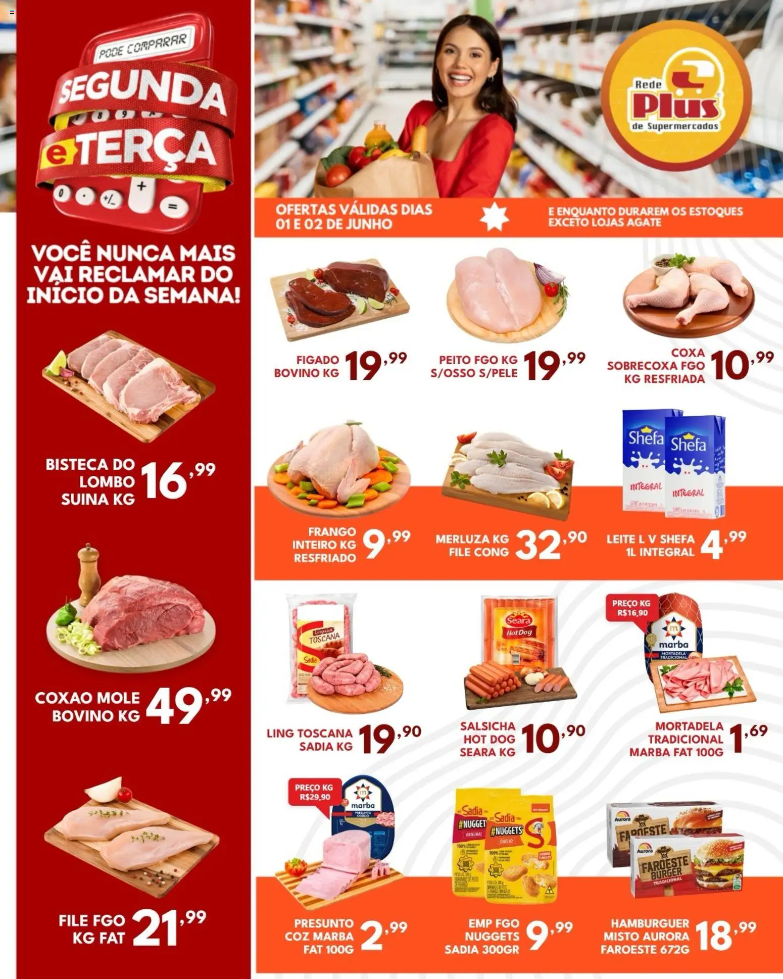 Rede Plus Supermercados Folheto - válido de 01.06.2026 | Página: 1