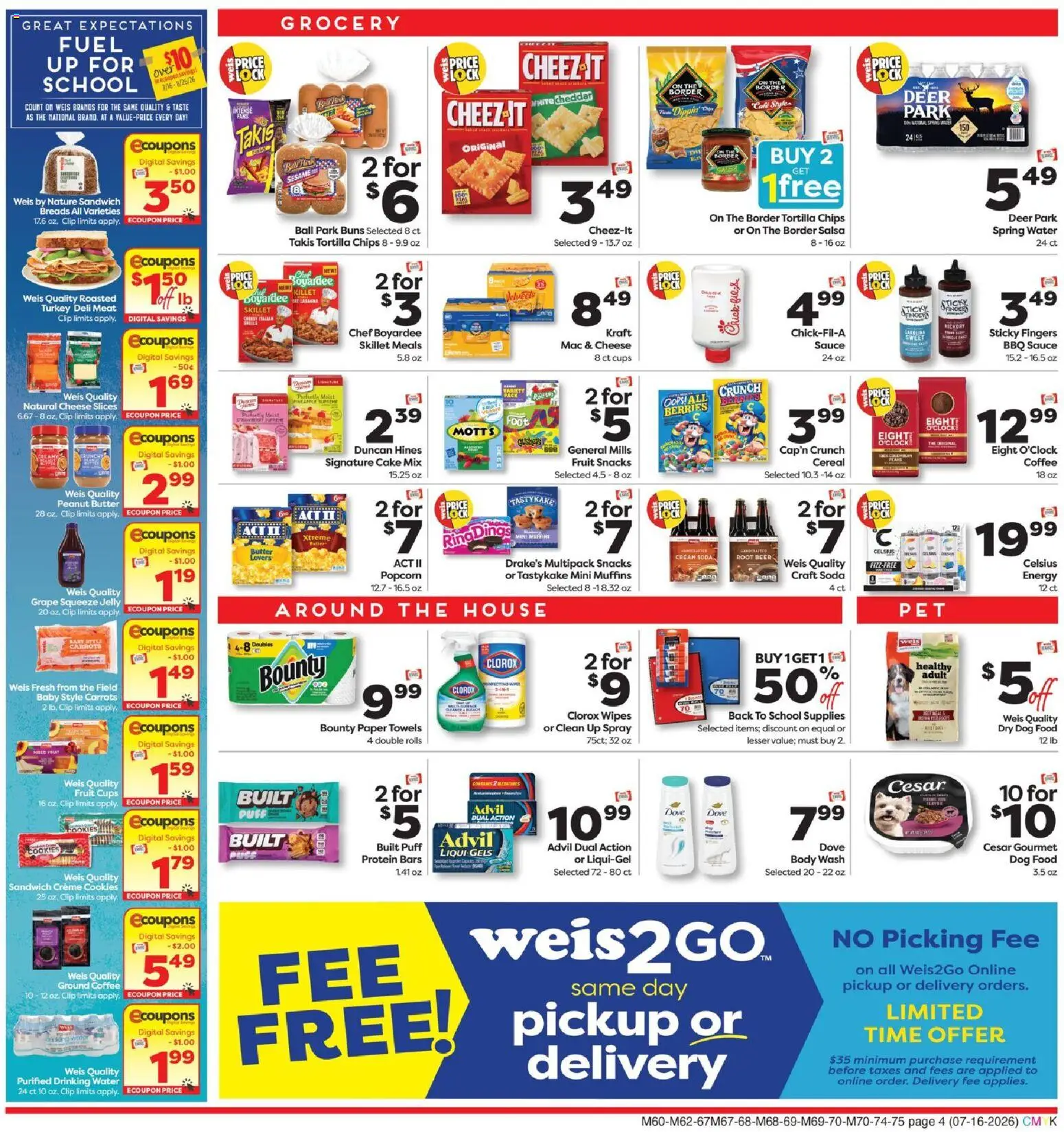 Weis Weekly Circular - MD - valid from 07/16/2026 | Page: 7 | Products: Skillet, Dog Food, Cream, Body Wash