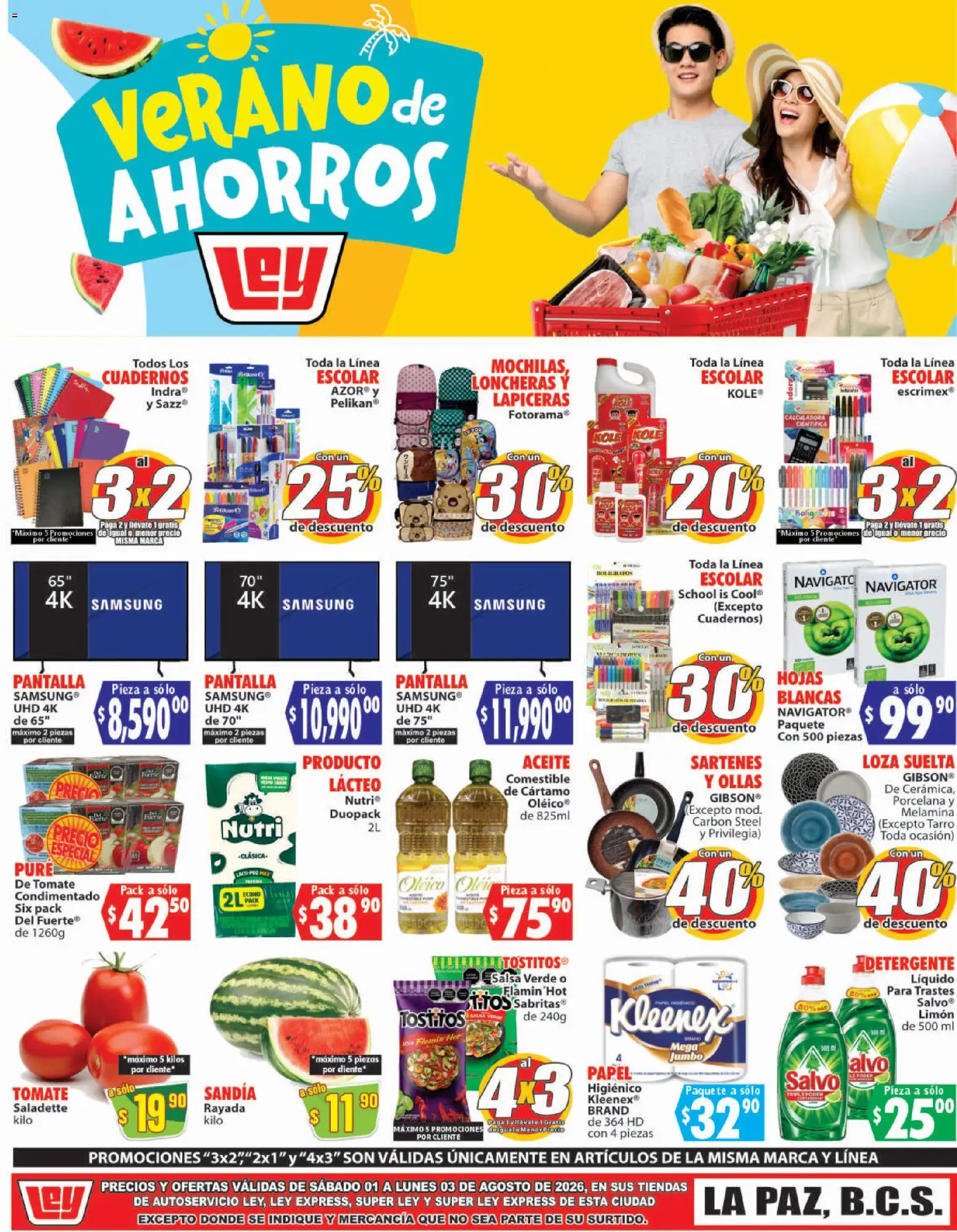 Nuevas ofertas de Casa Ley válidas en toda la República Mexicana desde el 01/08/2026. ¡Encuentra las mejores ofertas en Casa Ley folleto Autoservicio! | Página: 2 | Productos: Tomate, Limón, Pure de Tomate, Calculadora