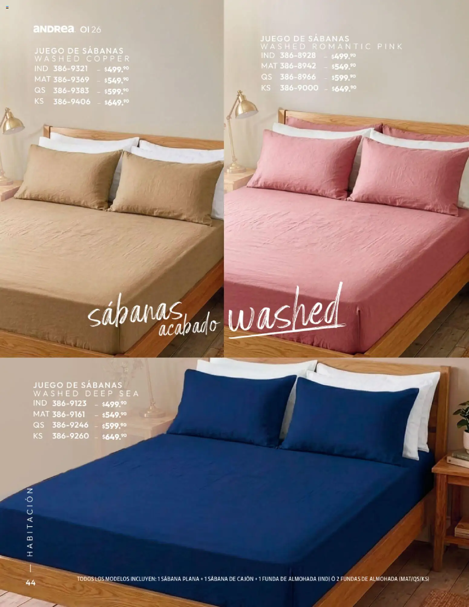 Nuevas ofertas de Andrea válidas en toda la República Mexicana desde el 01/09/2026. ¡Encuentra las mejores ofertas en Andrea catálogo Home! | Página: 44