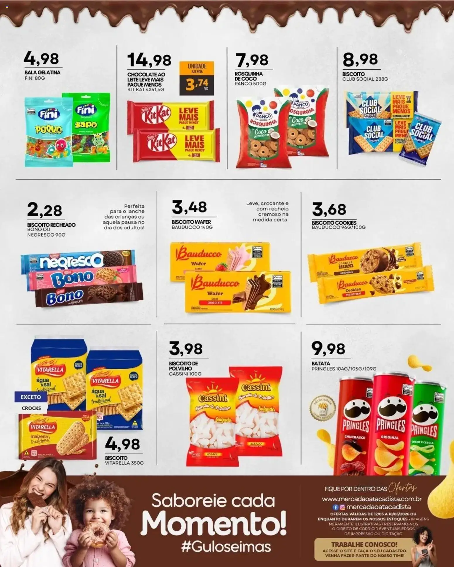 Mercadão Atacadista Folheto - válido de 12.05.2026 | Página: 9 | Produtos: Coco, Faca, Rosquinha, Bala