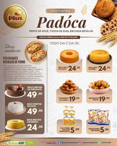 Rede Plus Supermercados ofertas Momento Padoca e Saúde - Pré-Visualização do folheto da loja Rede Plus Supermercados, válido de 18/07/2026