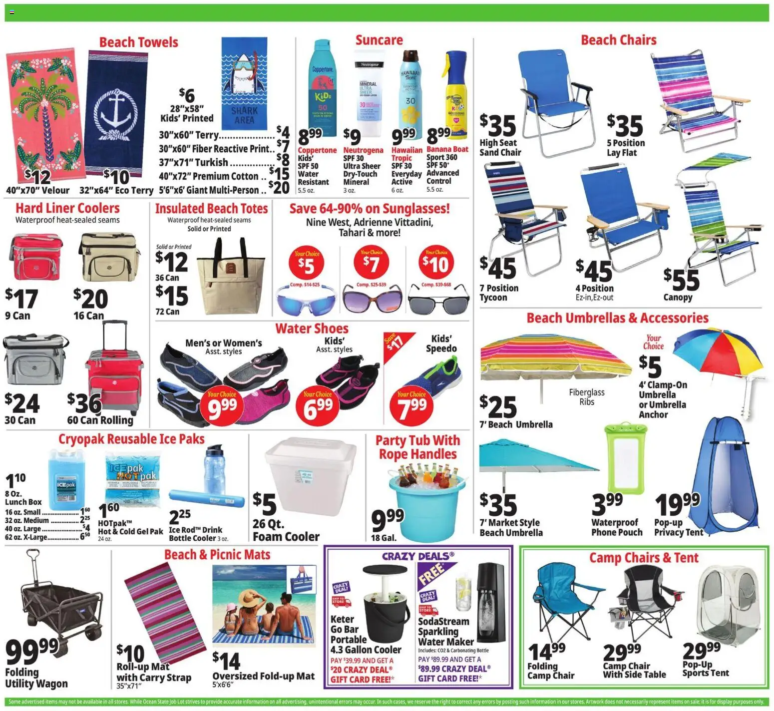 Ocean State Job Lot Weekly Ad - valid from 04.06.2026 | Page: 6 | Products: Box, Anchor, Umbrella, Phone