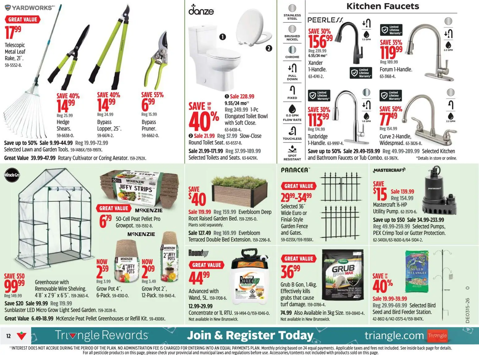 Canadian Tire flyer valid from 09.04.2026 | Page: 12 | Products: Bed
