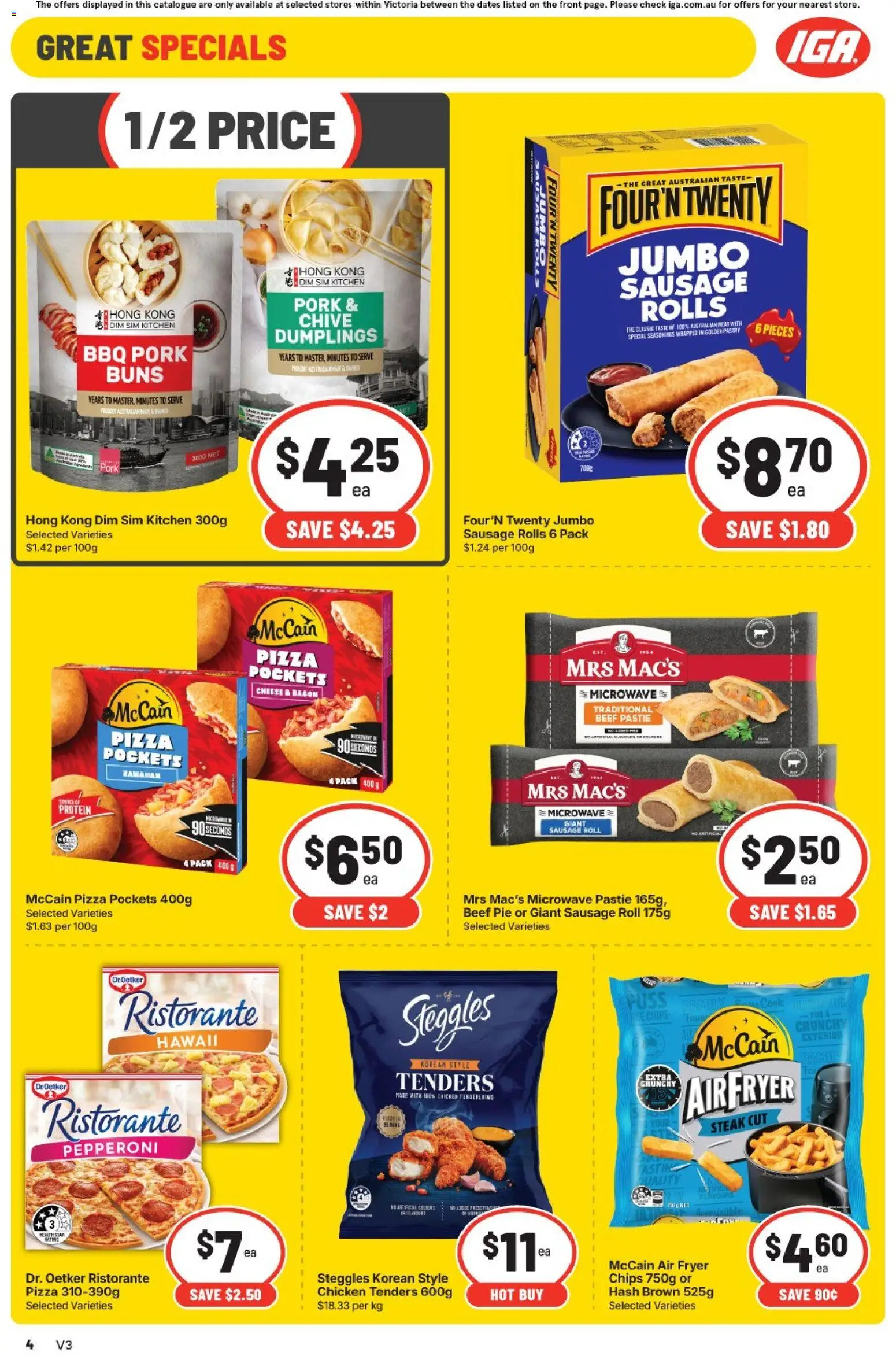 IGA catalogue - valid from 30/09/2026 | Page: 13 | Products: Bacon, Protein, Chicken, Chips