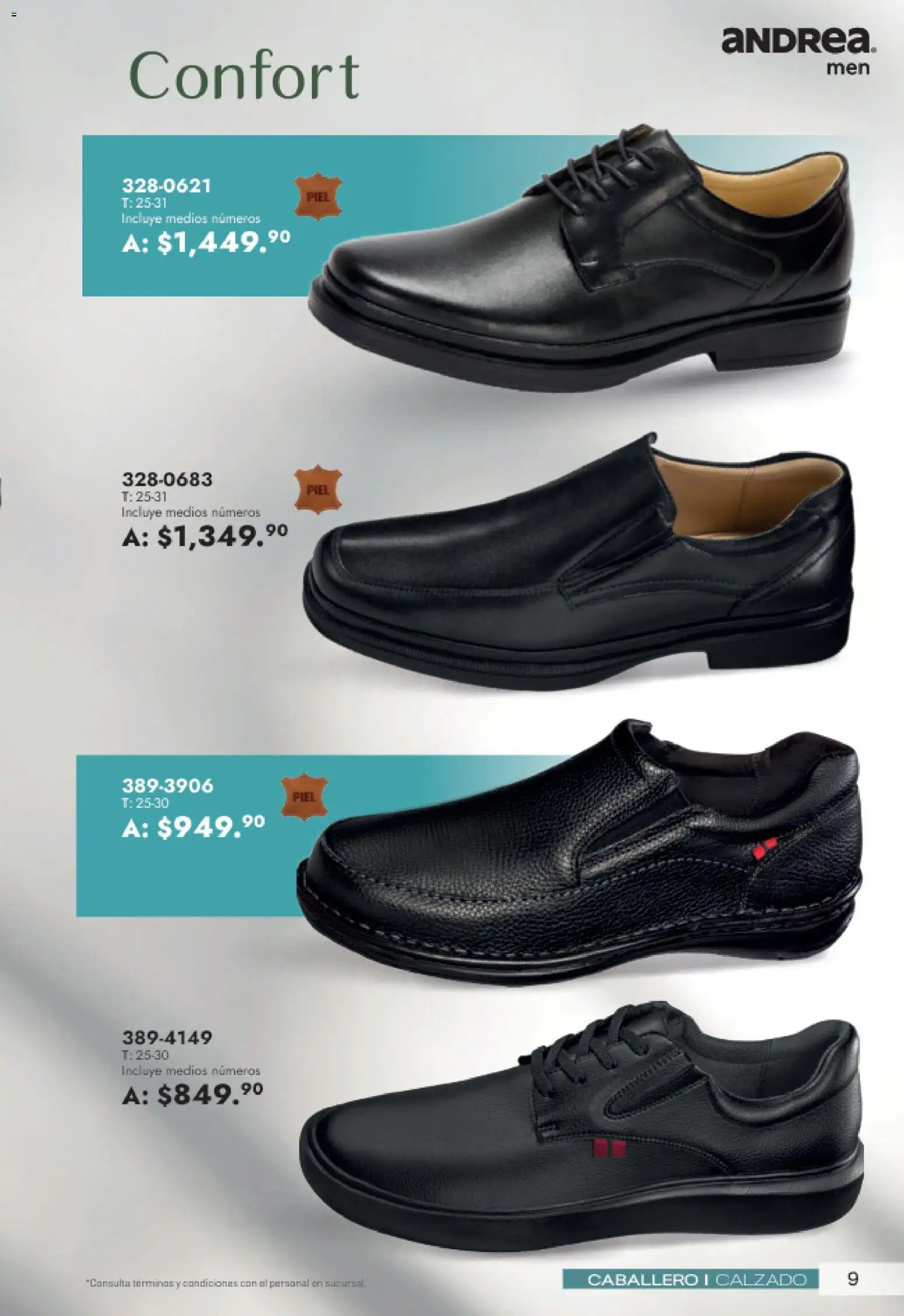 Nuevas ofertas de Andrea válidas en toda la República Mexicana desde el 24.05.2026. ¡Encuentra las mejores ofertas en Andrea catálogo Para papá! | Página: 9