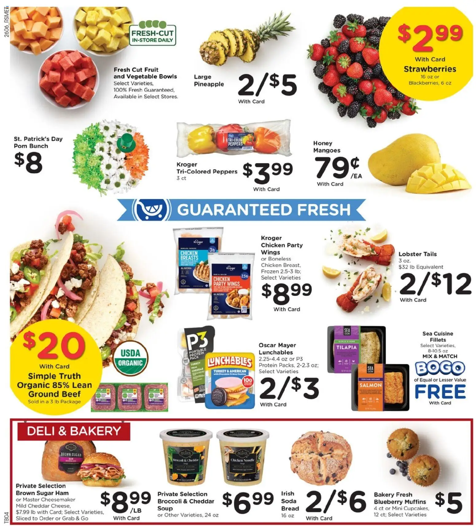 Pick ‘n Save Weekly Ad - valid from 11.03.2026 | Page: 9 | Products: Bread, Ham, Beef, Pineapple