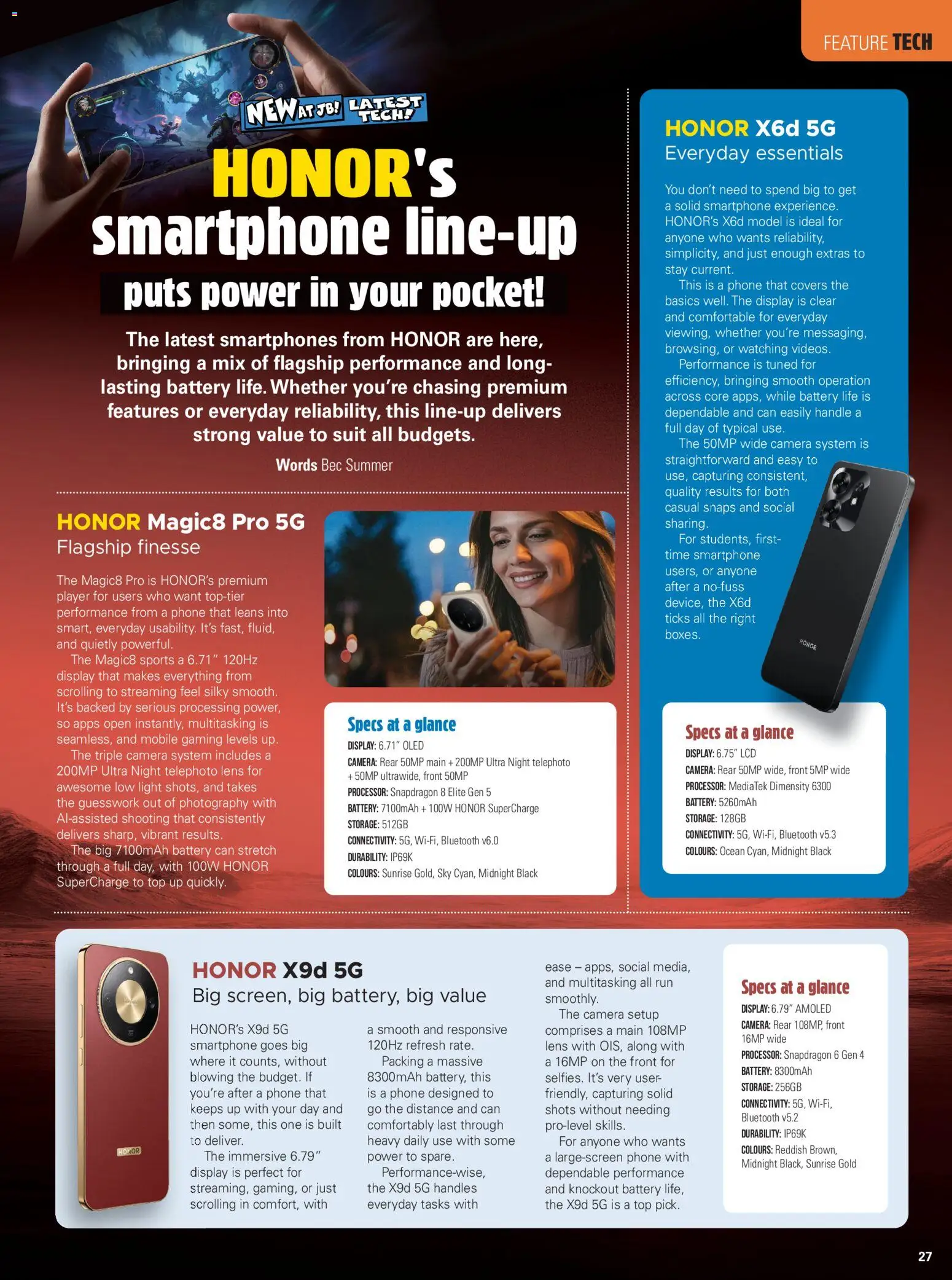 JB Hi-Fi catalogue - valid from 01.06.2026 | Page: 27 | Products: Light, Phone, Camera, Player