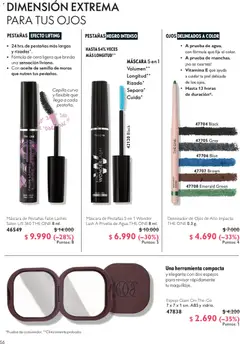 Oriflame catálogo válido desde el 31.07.2026 | Página: 56 | Productos: Agua, Espejo, Cepillo, Máscara