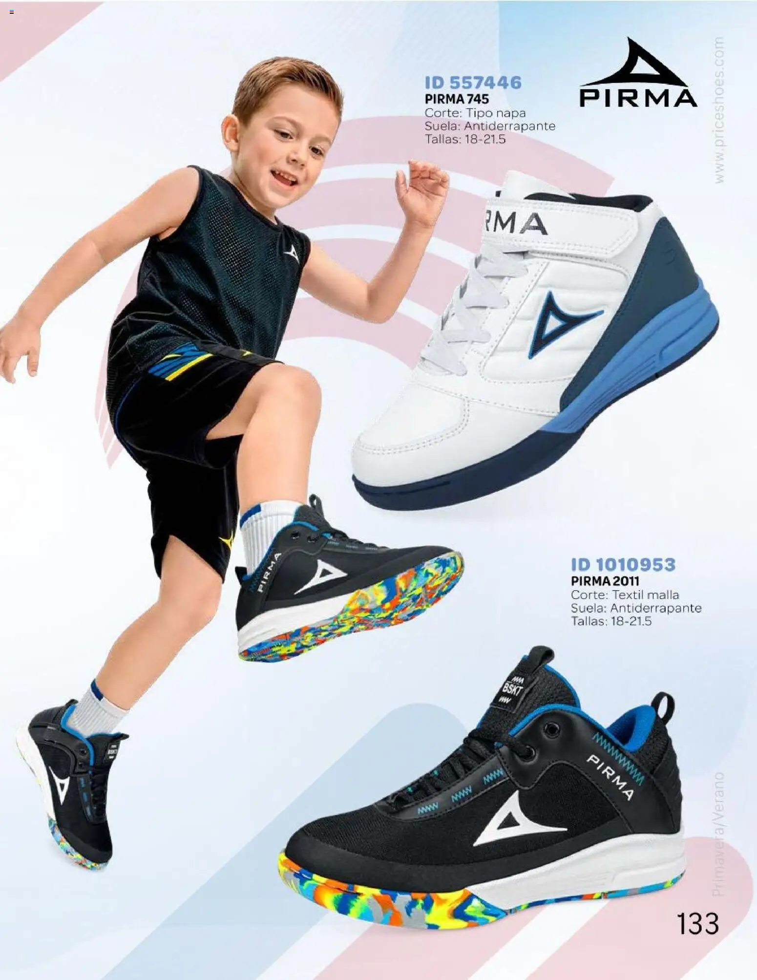 Nuevas ofertas de Price Shoes válidas en toda la República Mexicana desde el 25.04.2026. ¡Encuentra las mejores ofertas en Price Shoes catálogo Kids todo en uno! | Página: 133 | Productos: Malla