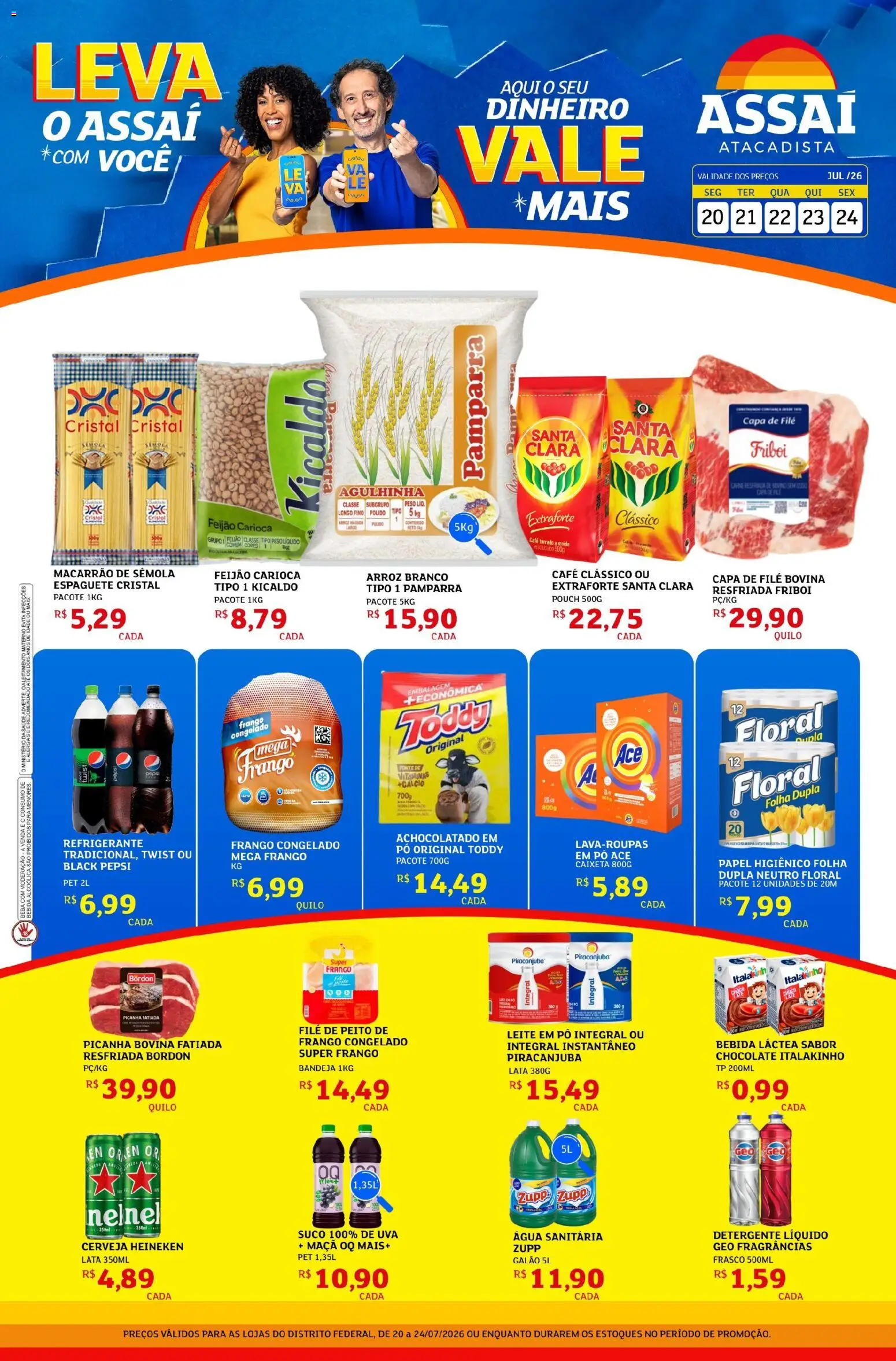 Assaí Atacadista ofertas - DF de 20/07/2026 catalogue cover