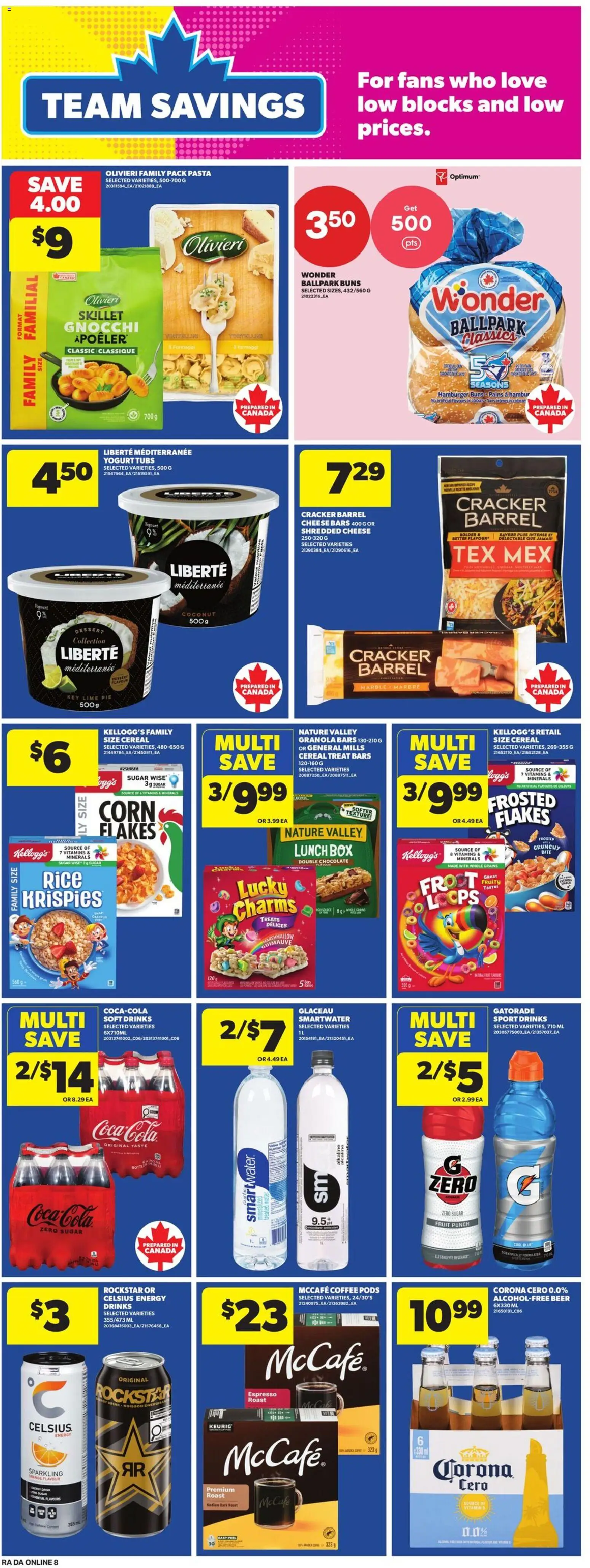 Atlantic Superstore flyer valid from 18.06.2026 | Page: 18 | Products: Pasta, Flakes, Coffee, Beer