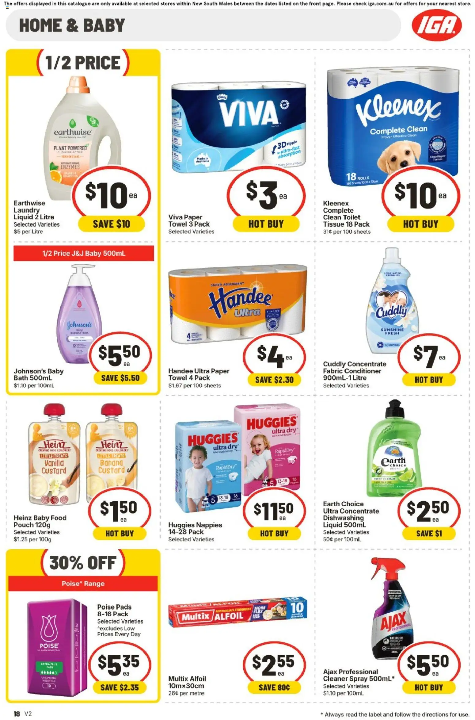 IGA catalogue - valid from 08/07/2026 | Page: 16 | Products: Toilet, Bath, Plant, Conditioner