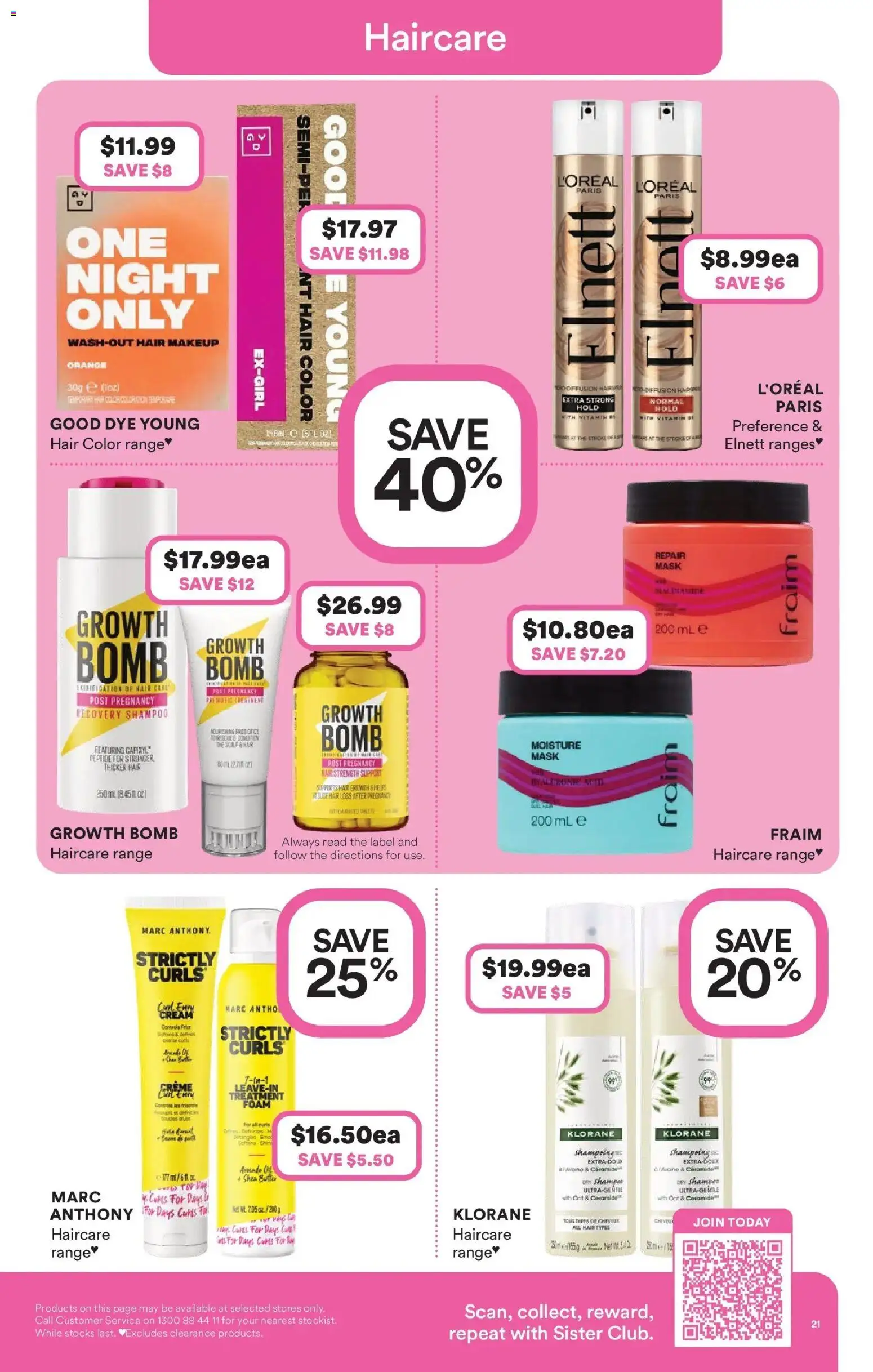 Priceline Pharmacy catalogue - valid from 05.03.2026 | Page: 21 | Products: Mask, Makeup, Clip, Vitamin