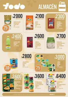 Vista previa Supermercados TODO - Ofertas válido desde el 25/08/2026 | Página: 3 | Productos: Sopas, Champiñones, Limón, Perejil
