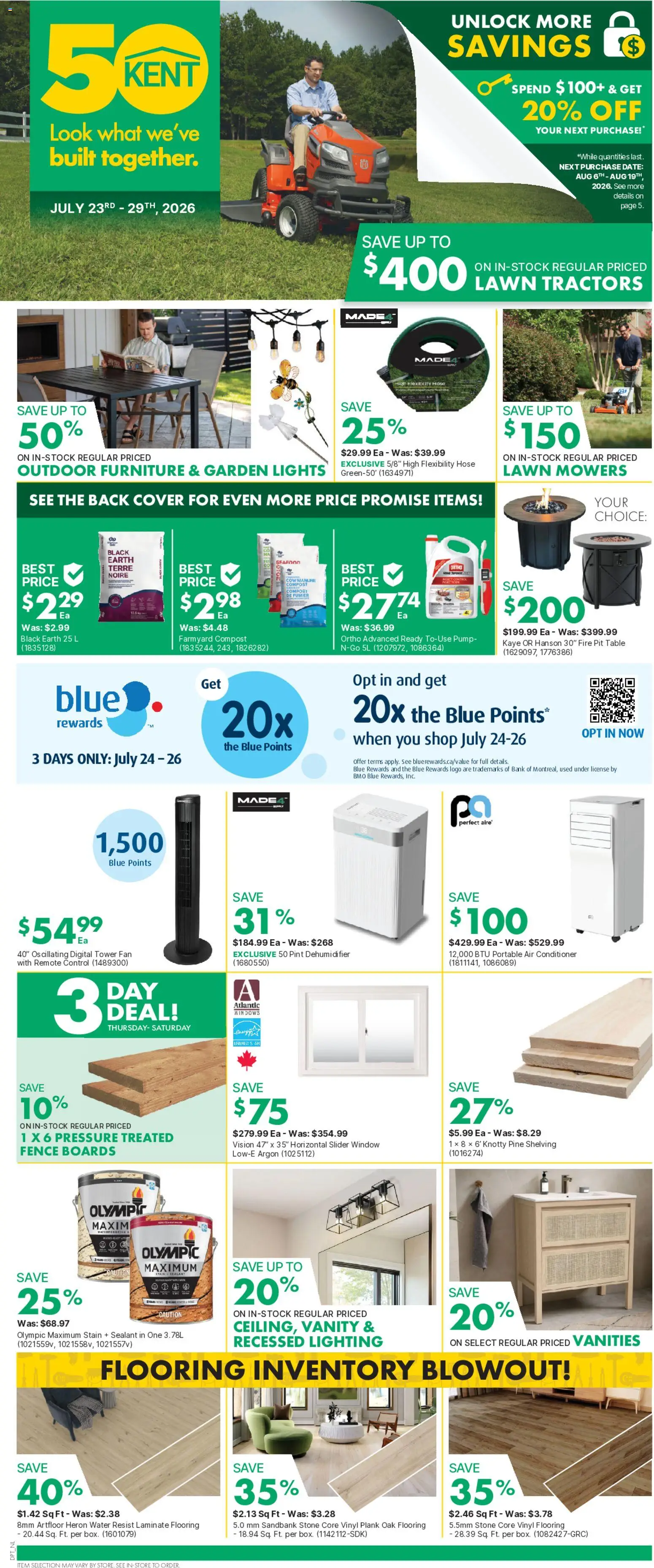 Kent flyer from Jul 23, 2026 > online preview catalogue cover