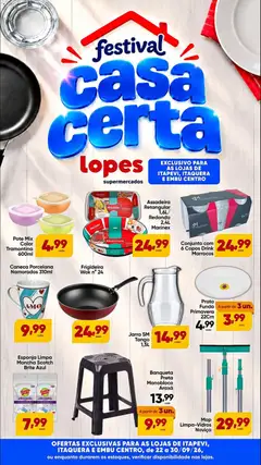Lopes Supermercados ofertas Casa Certa - Pré-Visualização do folheto da loja Lopes Supermercados, válido de 22/09/2026