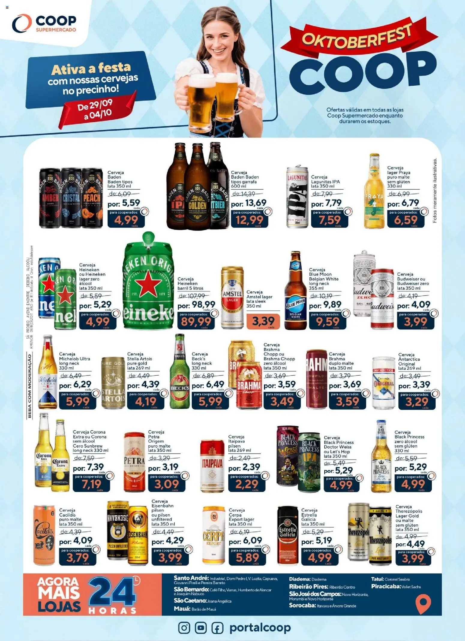 Coop Folheto - válido de 29/09/2026 | Página: 1 | Produtos: Álcool, Café, Cera, Cerveja Corona