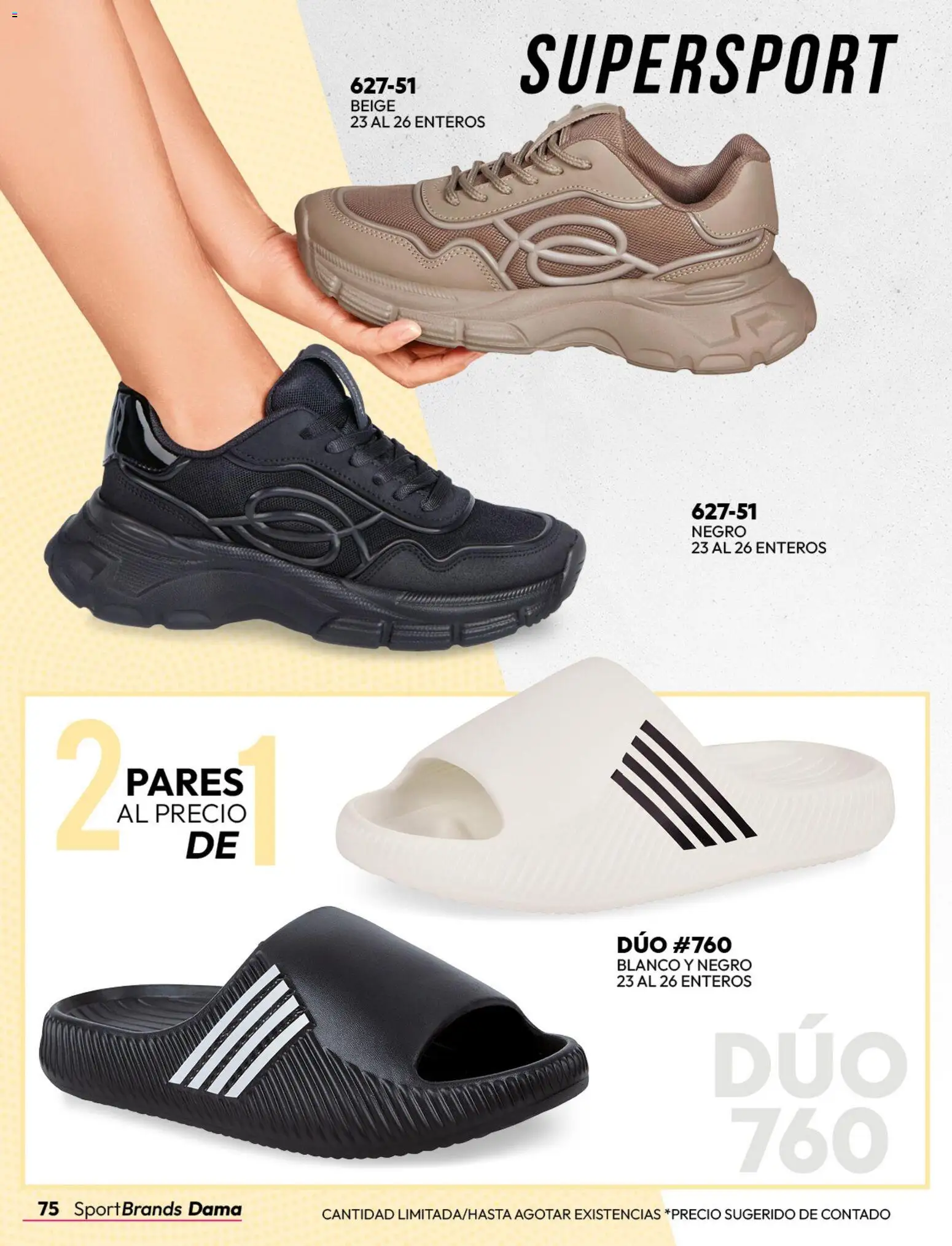 Nuevas ofertas de Cklass válidas en toda la República Mexicana desde el 08/07/2026. ¡Encuentra las mejores ofertas en Cklass catálogo Sportbrands dama! | Página: 76