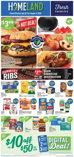 Preview of Homeland weekly ads valid from 07/29/2026